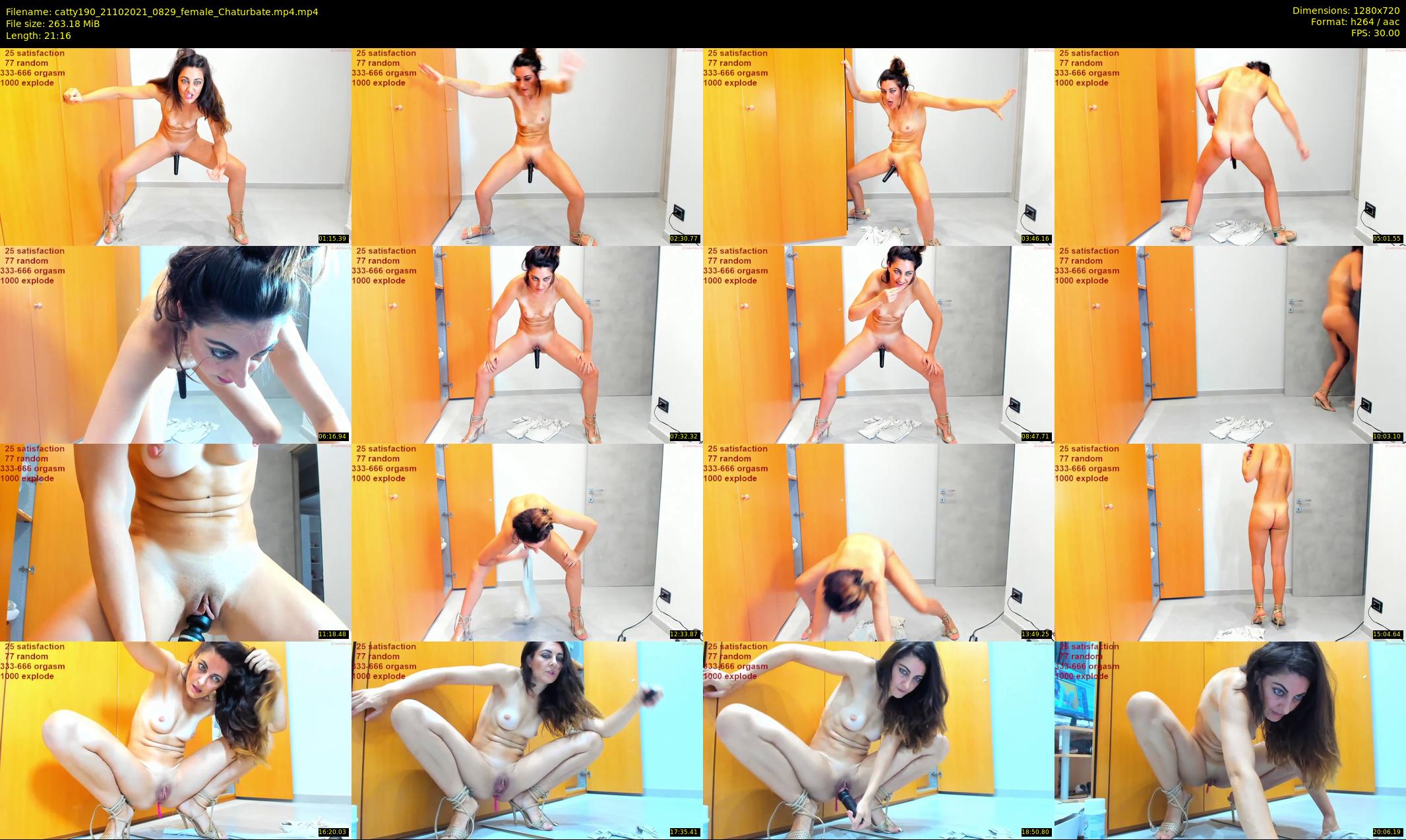 catty190 — 22 minute Chaturbate female cam show recording, 720p, Oct 21, 2021