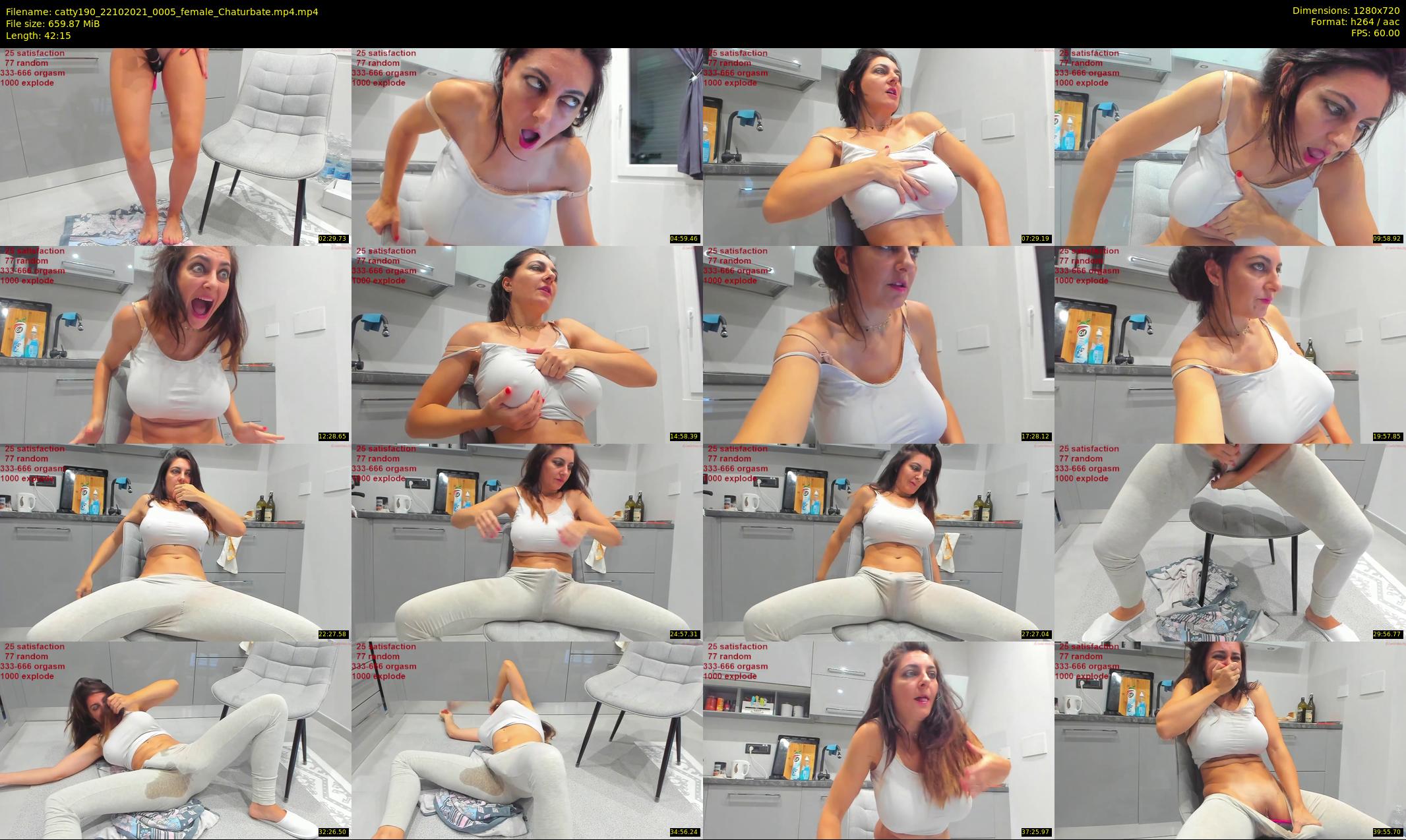 catty190 — 43 minute Chaturbate female cam show recording, 720p, Oct 22, 2021