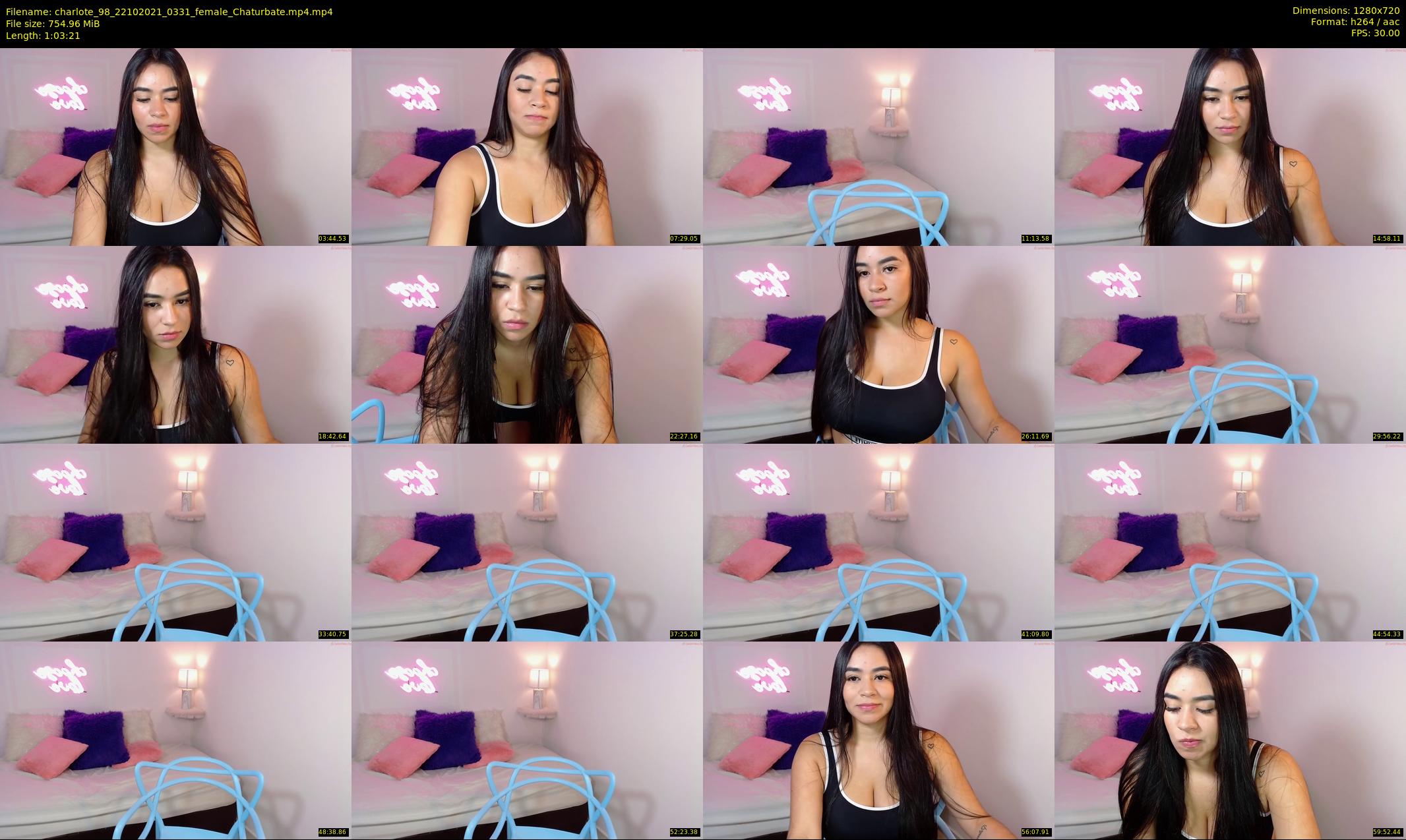 charlote_98 — 64 minute Chaturbate female cam show recording, 720p, Oct 22, 2021