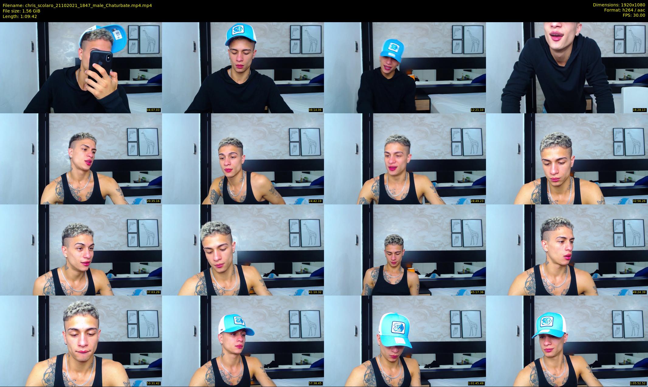 chris_scolaro — 70 minute Chaturbate male cam show recording, 1080p, Oct 21, 2021