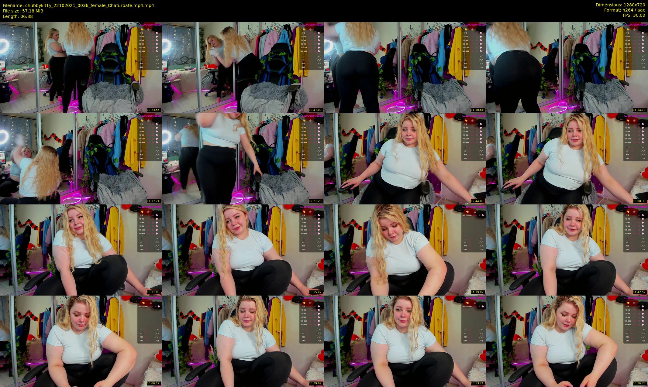 chubbykit1y — 7 minute Chaturbate female cam show recording, 720p, Oct 22, 2021