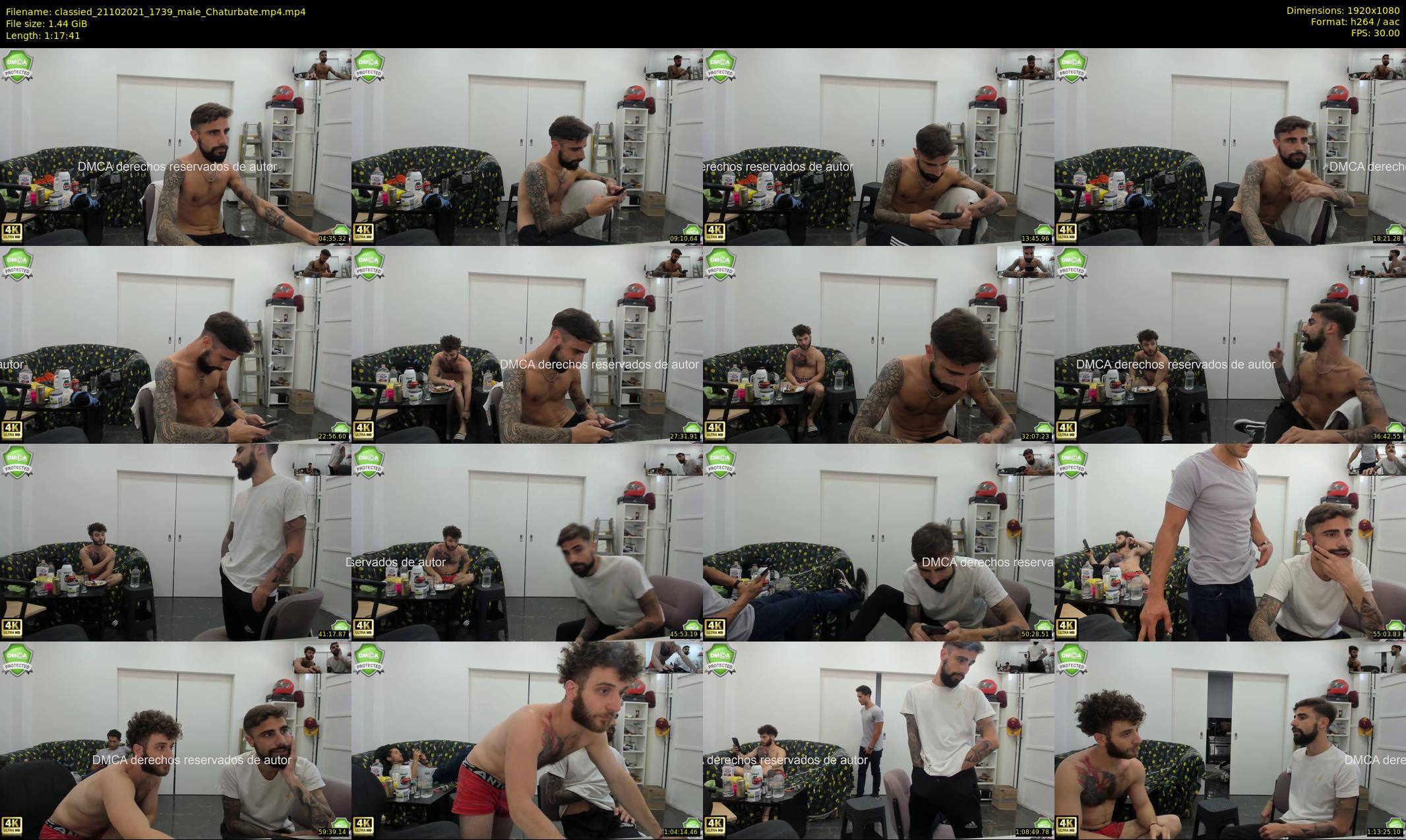 classied — 78 minute Chaturbate male cam show recording, 1080p, Oct 21, 2021