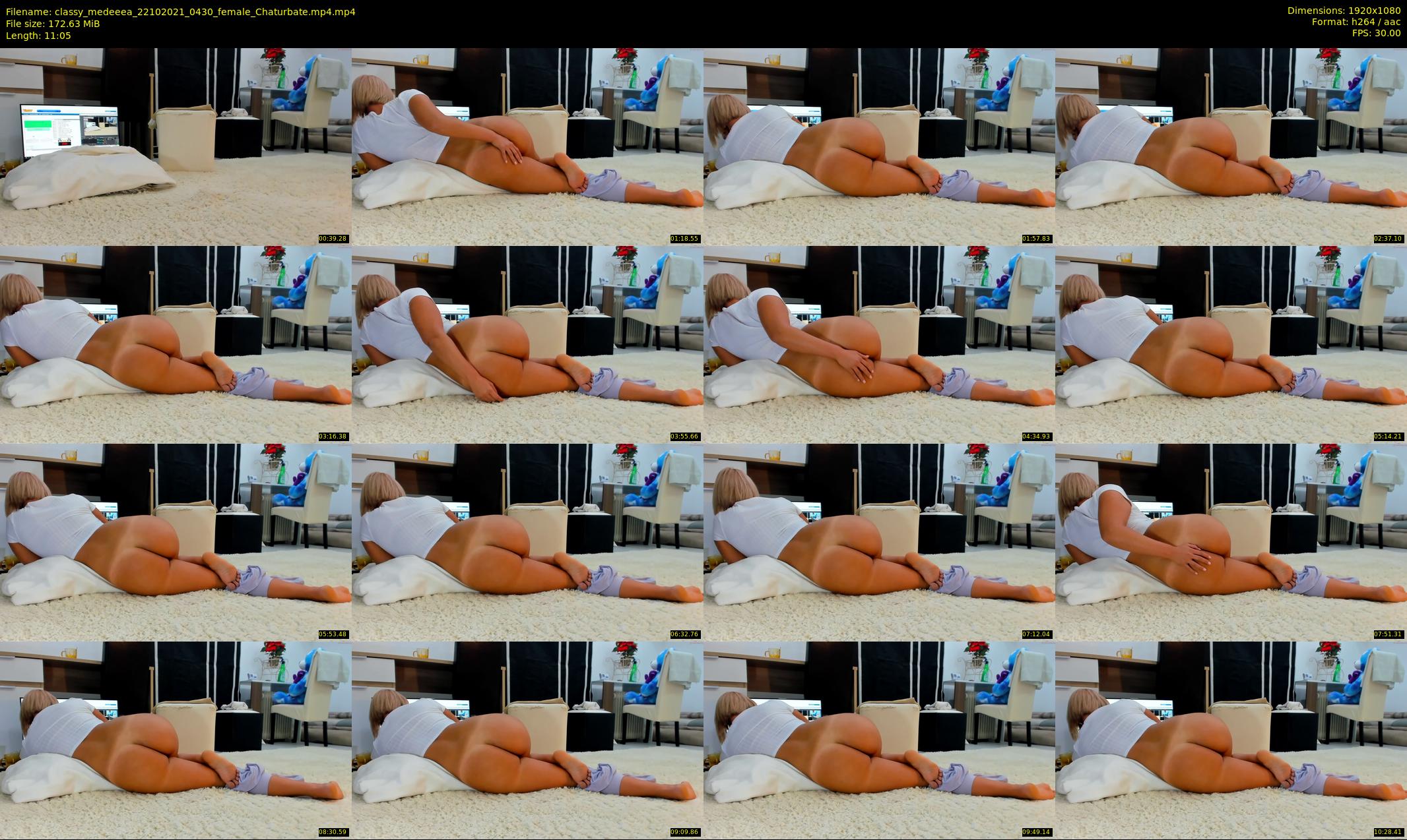 classy_medeeea — 12 minute Chaturbate female cam show recording, 1080p, Oct 22, 2021