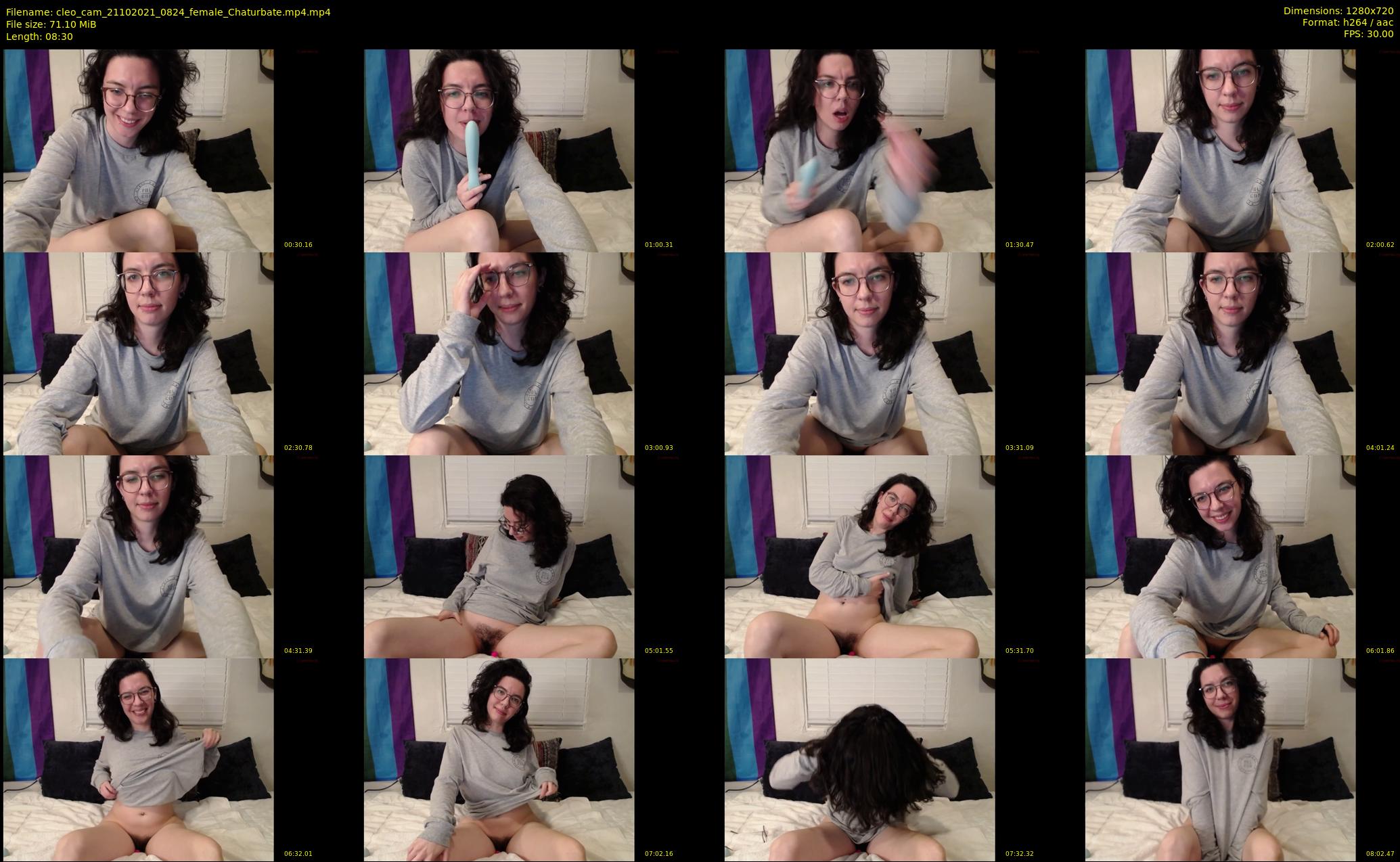 cleo_cam — 9 minute Chaturbate female cam show recording, 720p, Oct 21, 2021