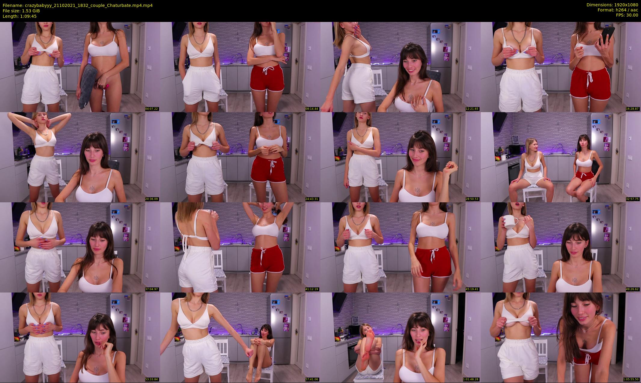 crazybabyyy — 70 minute Chaturbate couple cam show recording, 1080p, Oct 21, 2021