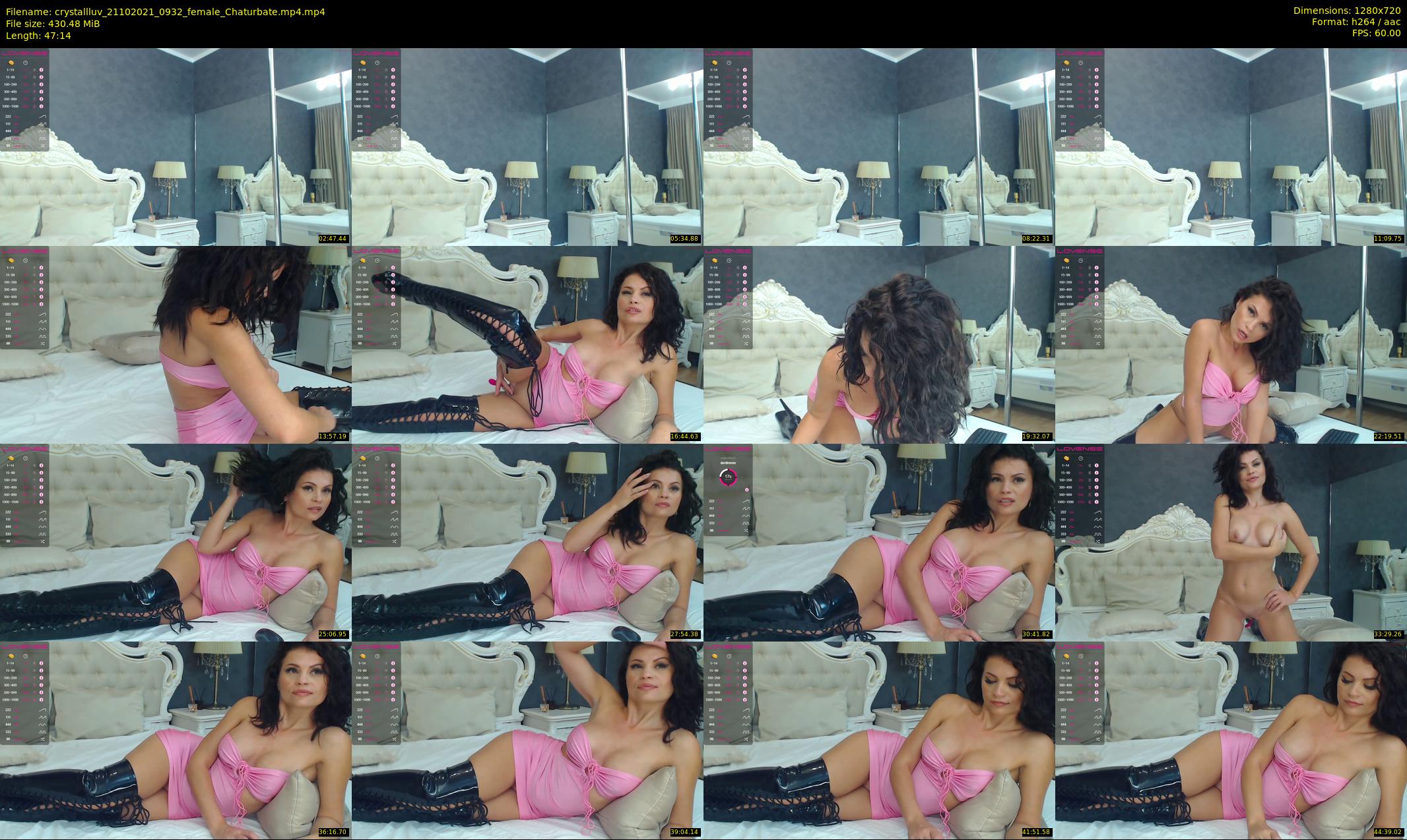 crystallluv — 48 minute Chaturbate female cam show recording, 720p, Oct 21, 2021