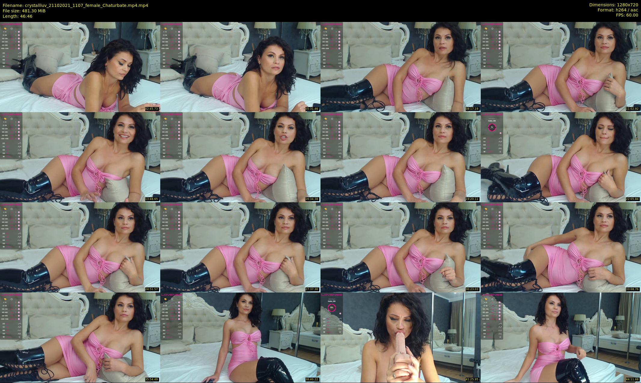 crystallluv — 47 minute Chaturbate female cam show recording, 720p, Oct 21, 2021