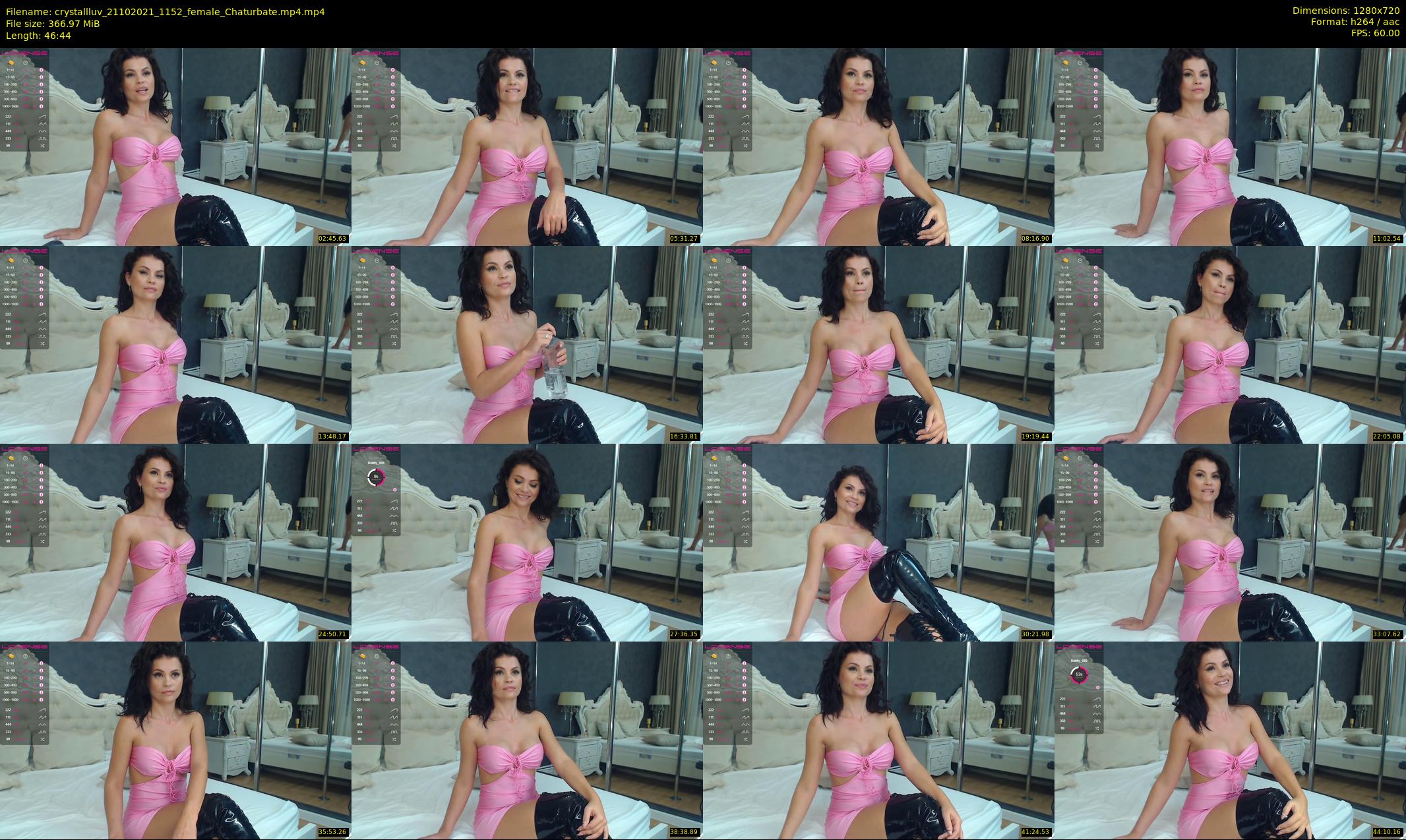 crystallluv — 47 minute Chaturbate female cam show recording, 720p, Oct 21, 2021