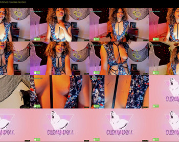 curlydoll1 — 70 minute Chaturbate female cam show recording, 720p, Oct 22, 2021