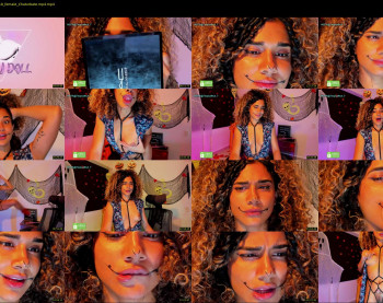 curlydoll1 — 70 minute Chaturbate female cam show recording, 720p, Oct 22, 2021