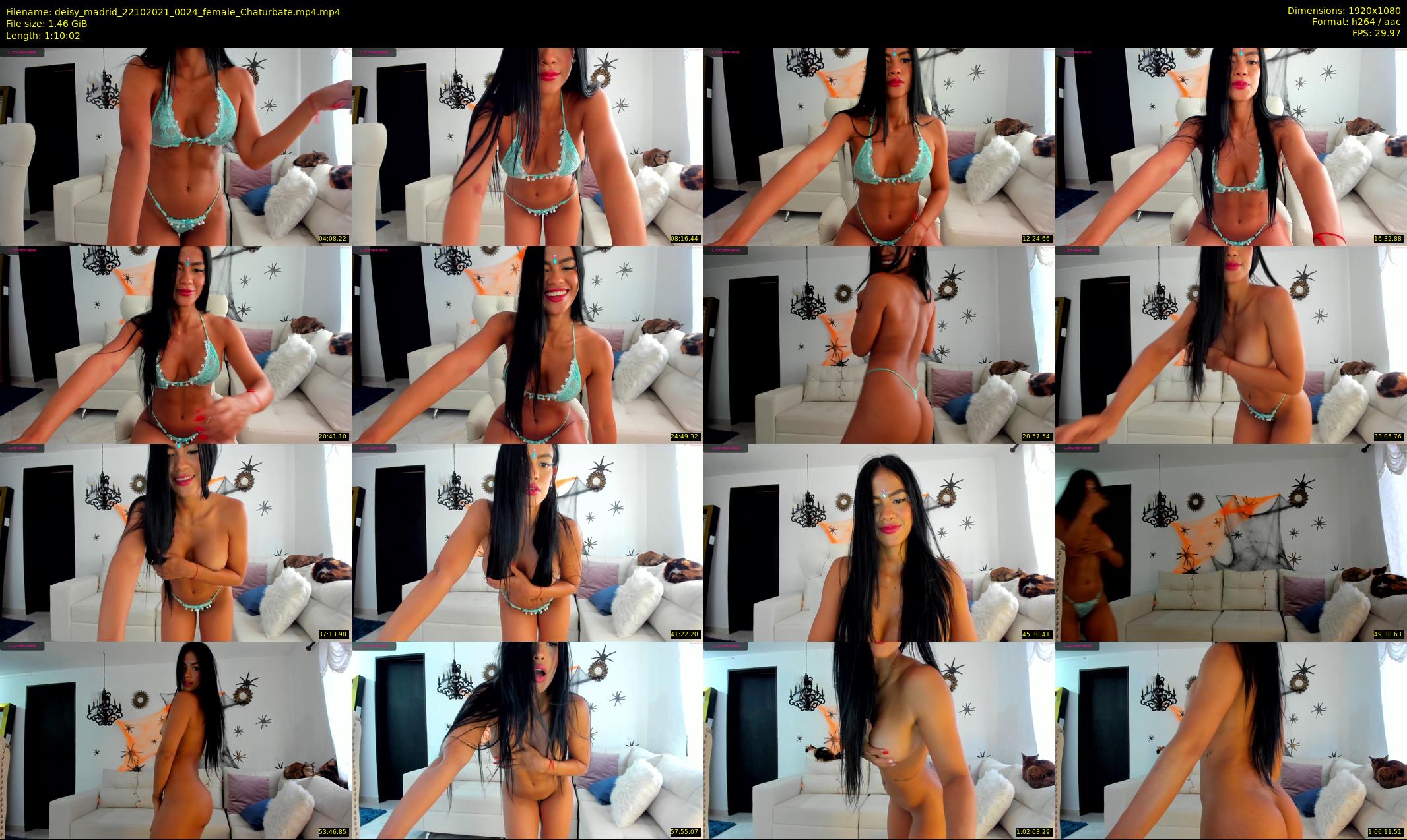 deisy_madrid — 71 minute Chaturbate female cam show recording, 1080p, Oct 22, 2021