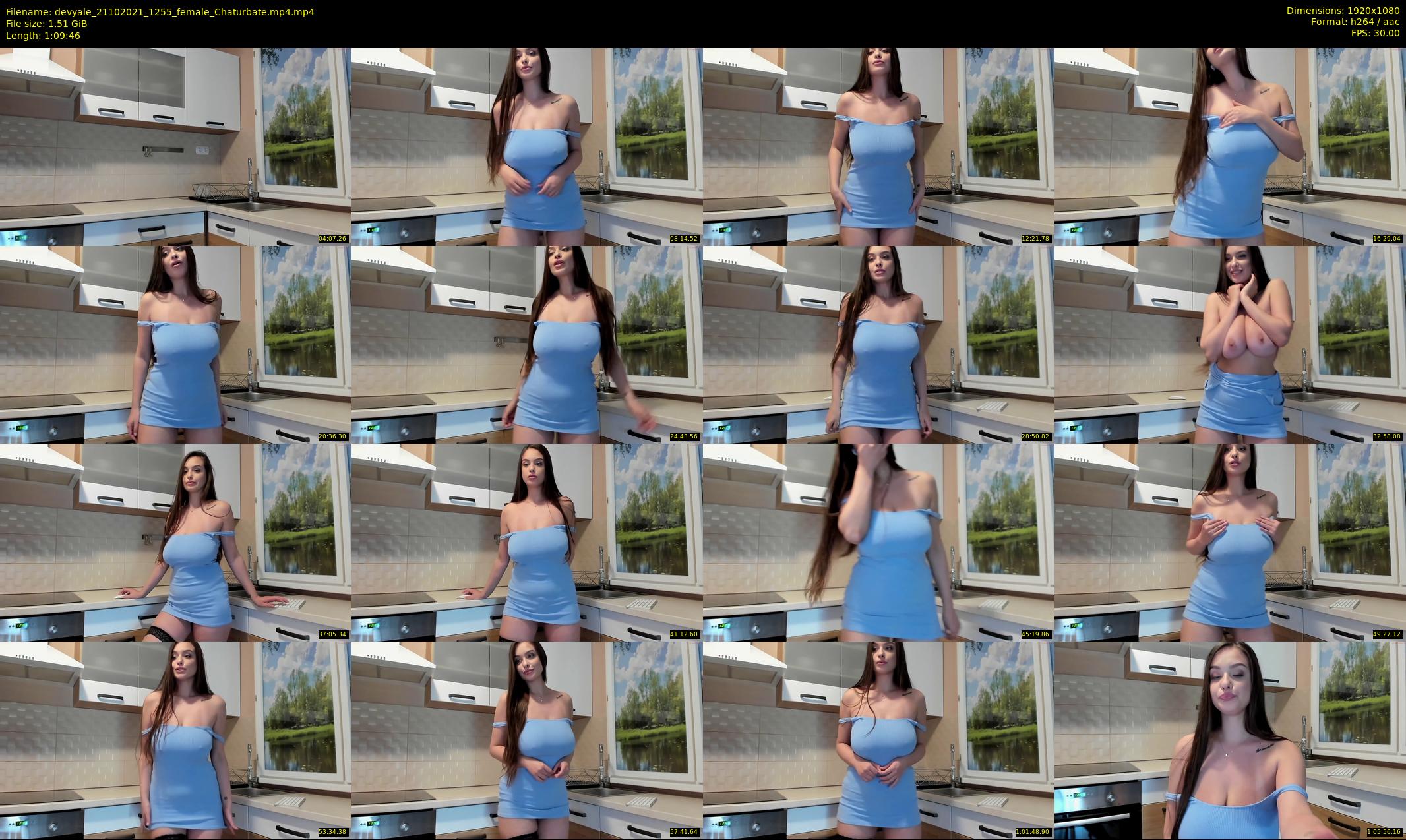 devyale — 70 minute Chaturbate female cam show recording, 1080p, Oct 21, 2021