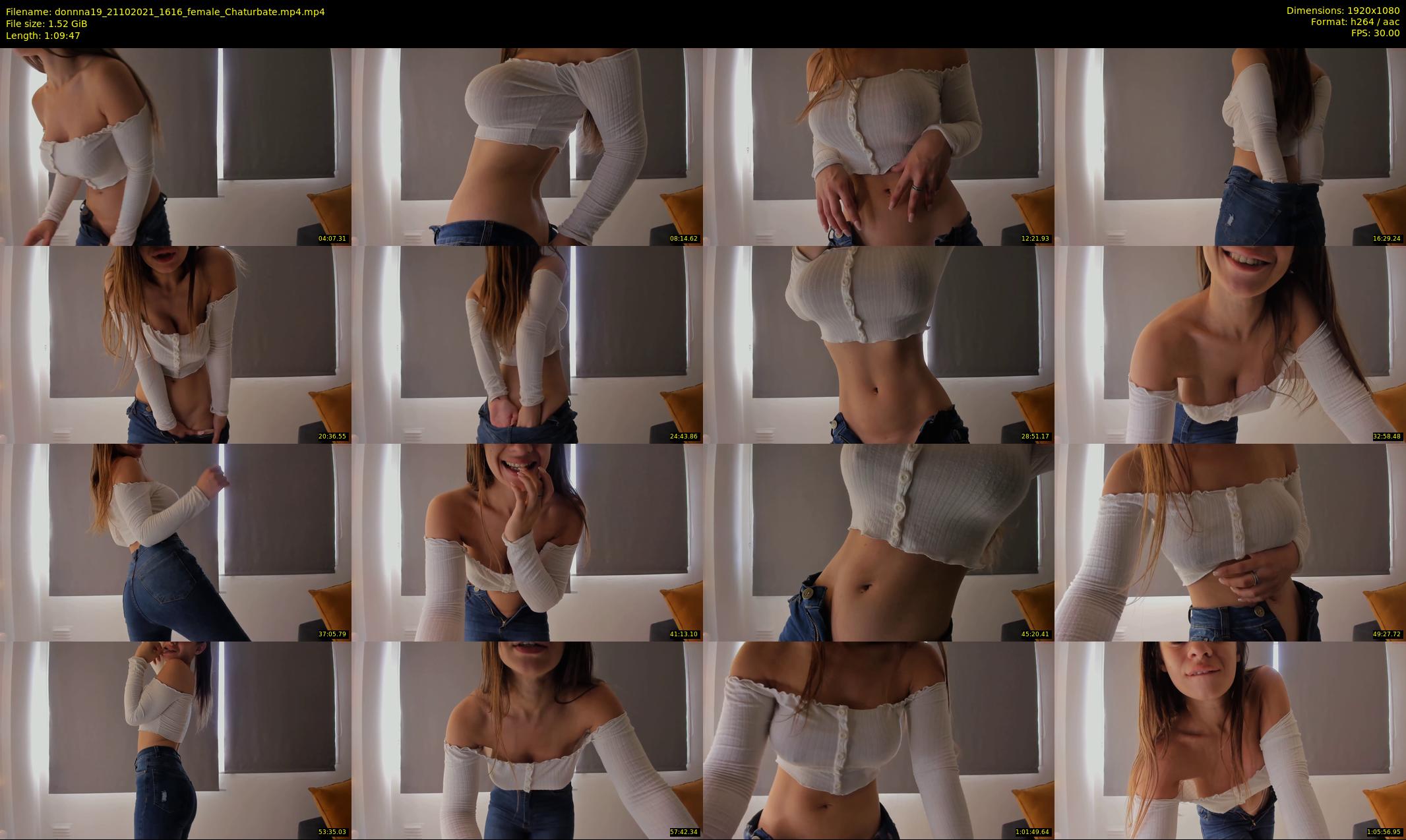donnna19 — 70 minute Chaturbate female cam show recording, 1080p, Oct 21, 2021