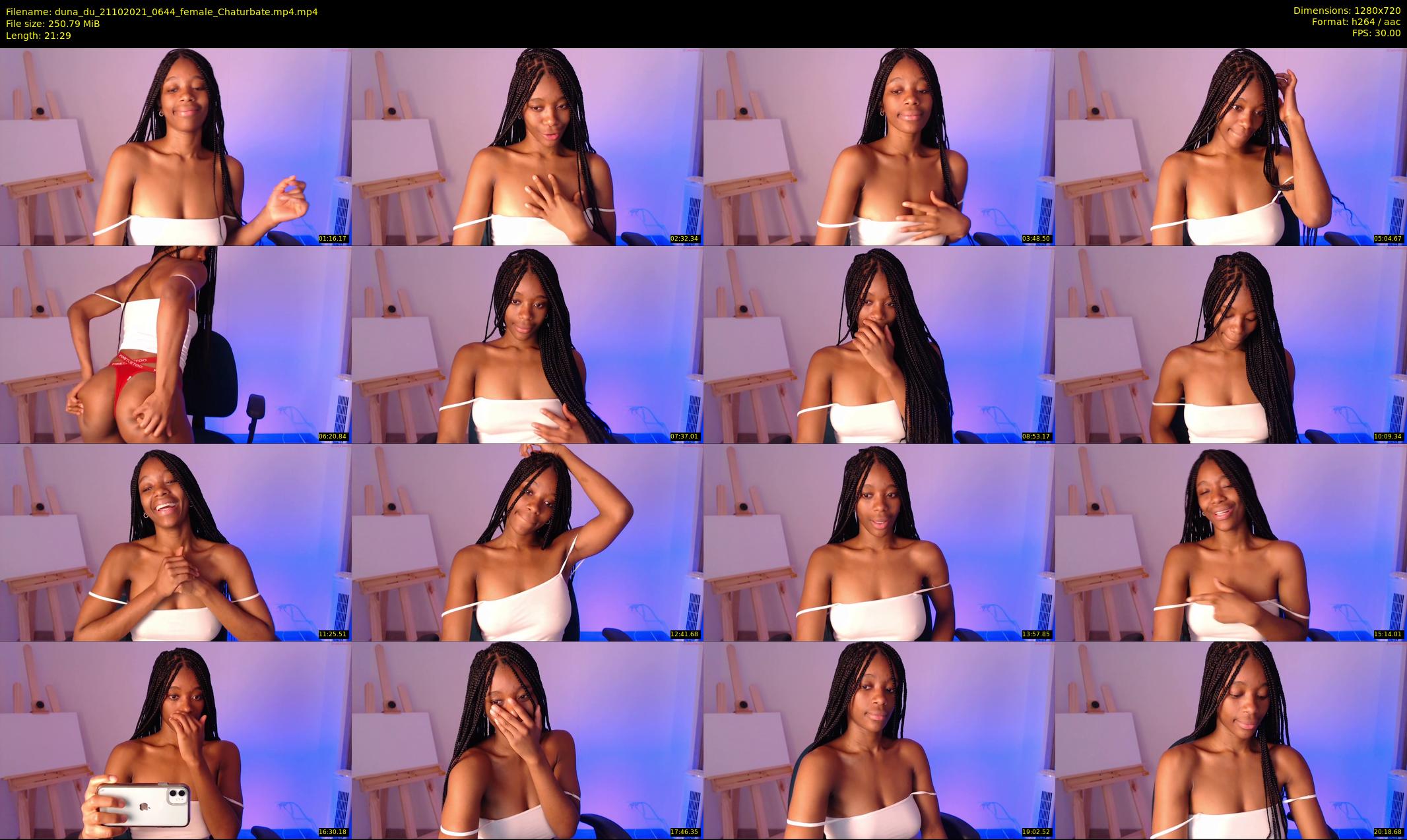 duna_du — 22 minute Chaturbate female cam show recording, 720p, Oct 21, 2021