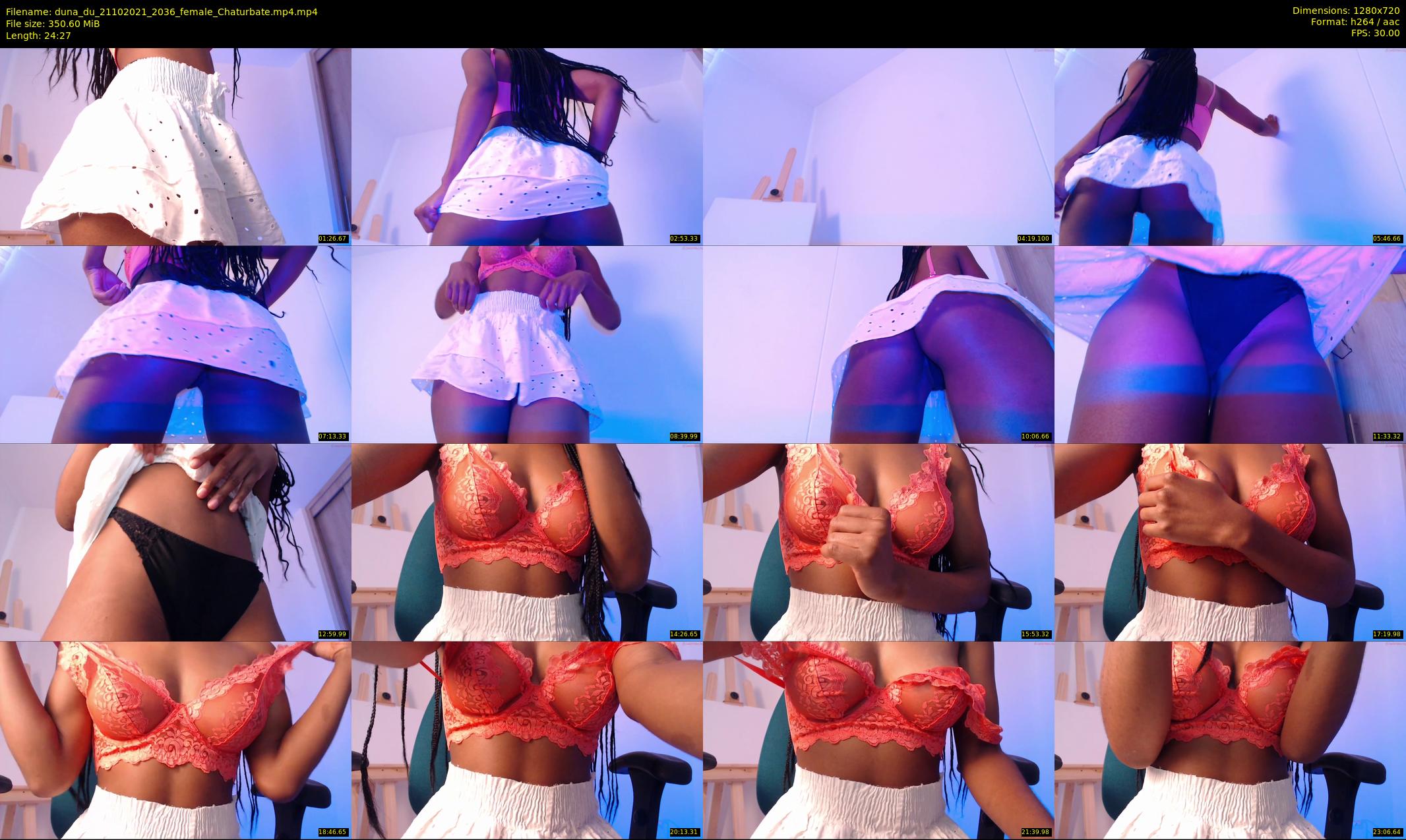 duna_du — 25 minute Chaturbate female cam show recording, 720p, Oct 21, 2021