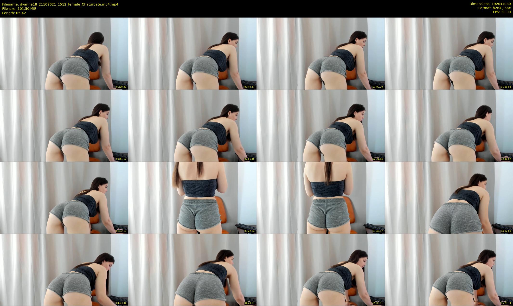 dyanne18 — 6 minute Chaturbate female cam show recording, 1080p, Oct 21, 2021