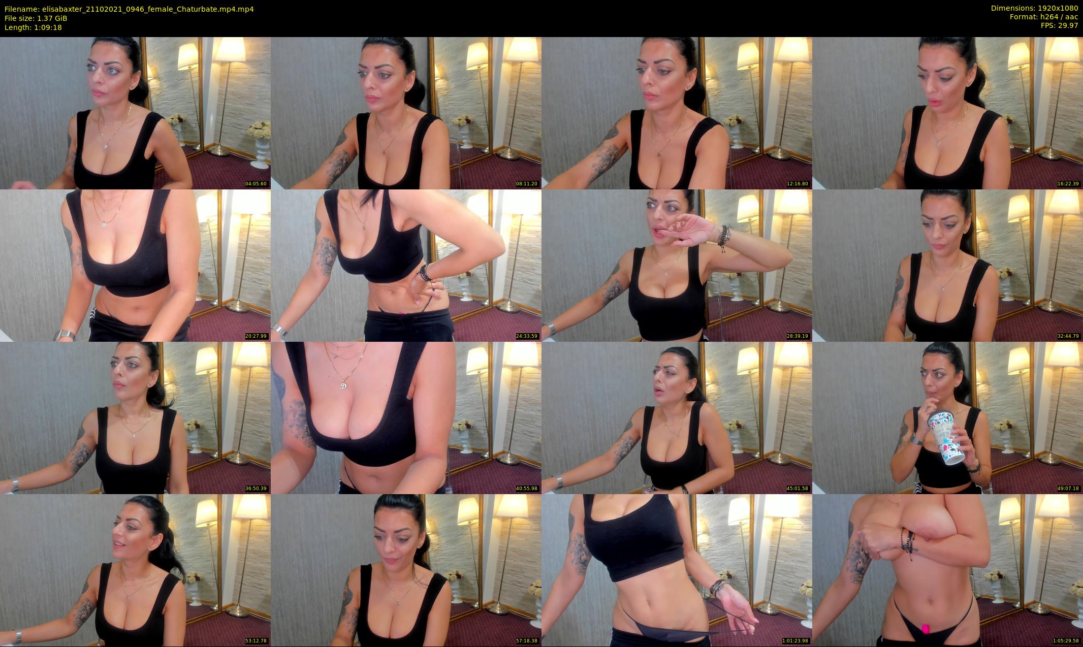elisabaxter — 70 minute Chaturbate female cam show recording, 1080p, Oct 21, 2021