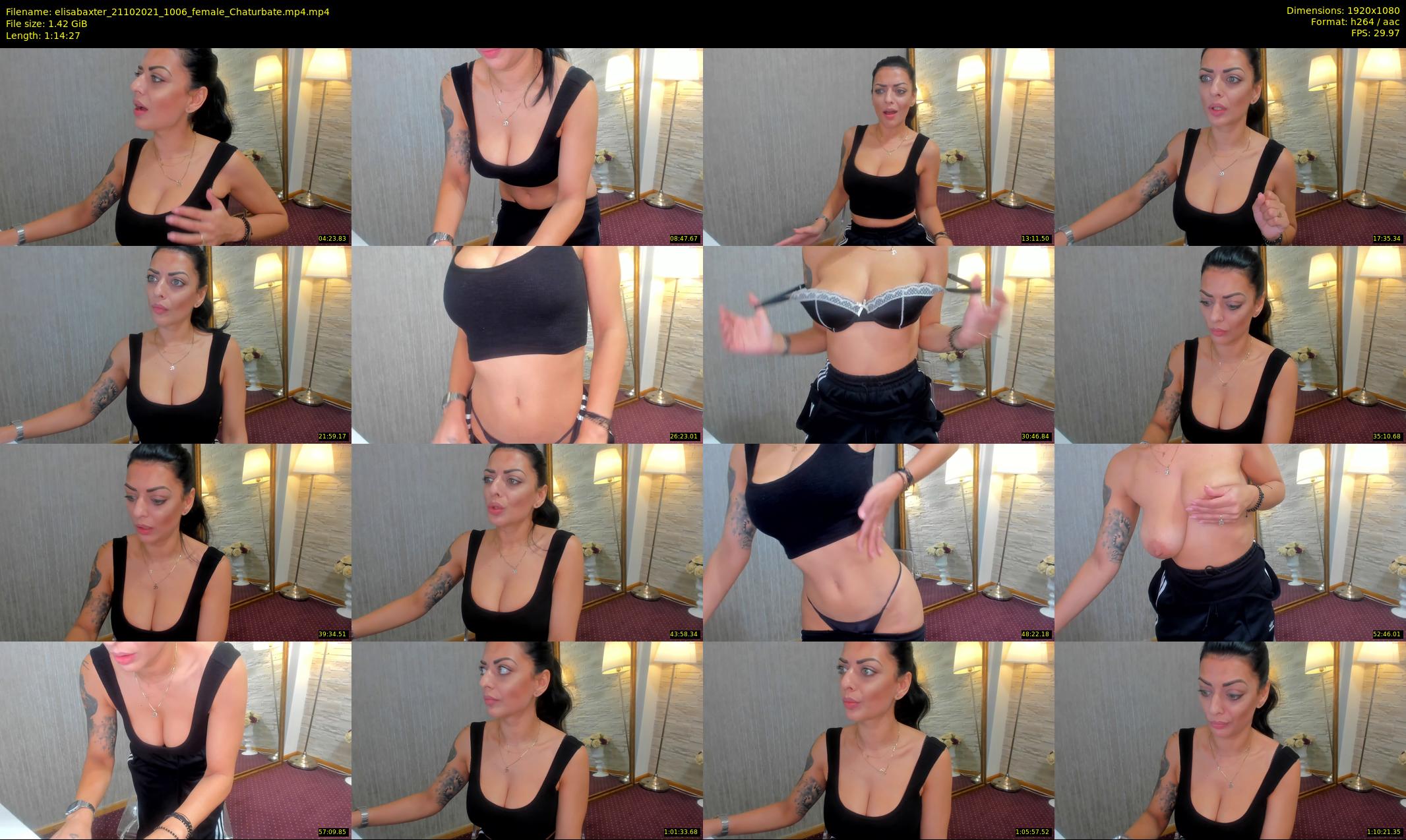 elisabaxter — 75 minute Chaturbate female cam show recording, 1080p, Oct 21, 2021