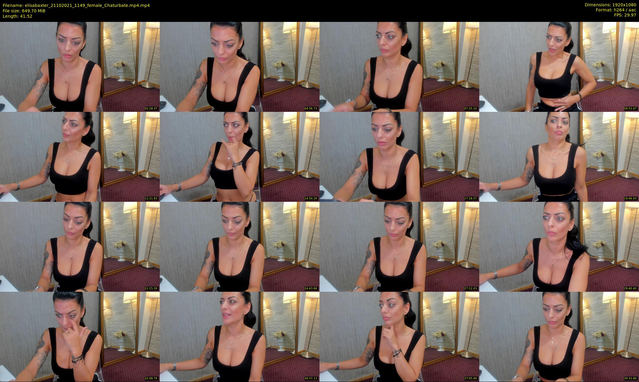 elisabaxter — 42 minute Chaturbate female cam show recording, 1080p, Oct 21, 2021