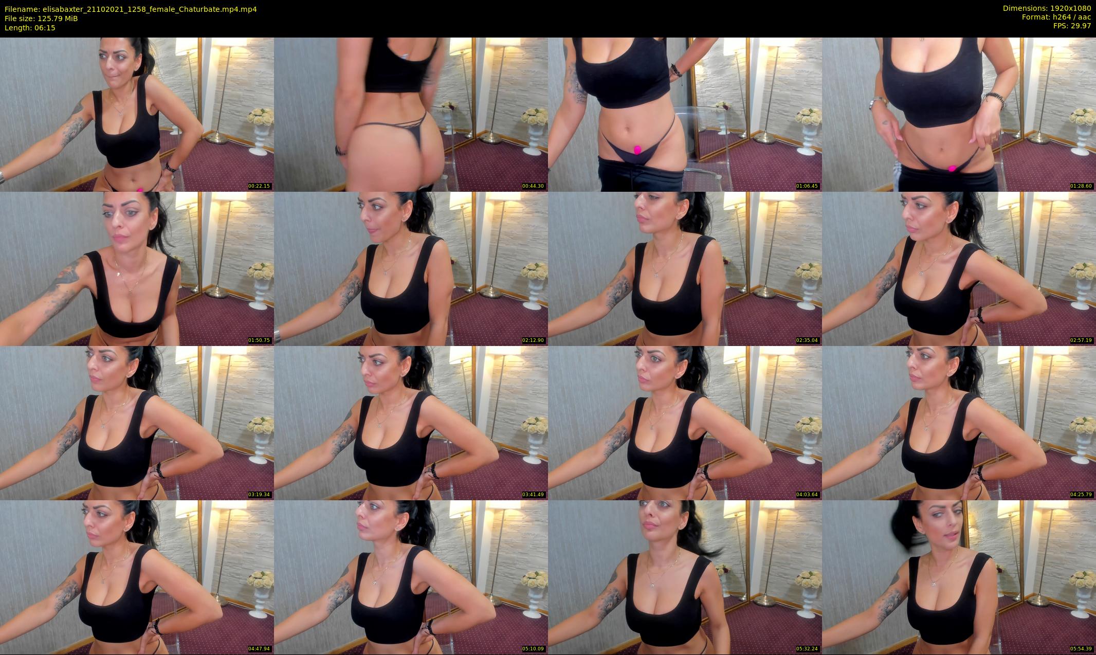 elisabaxter — 7 minute Chaturbate female cam show recording, 1080p, Oct 21, 2021
