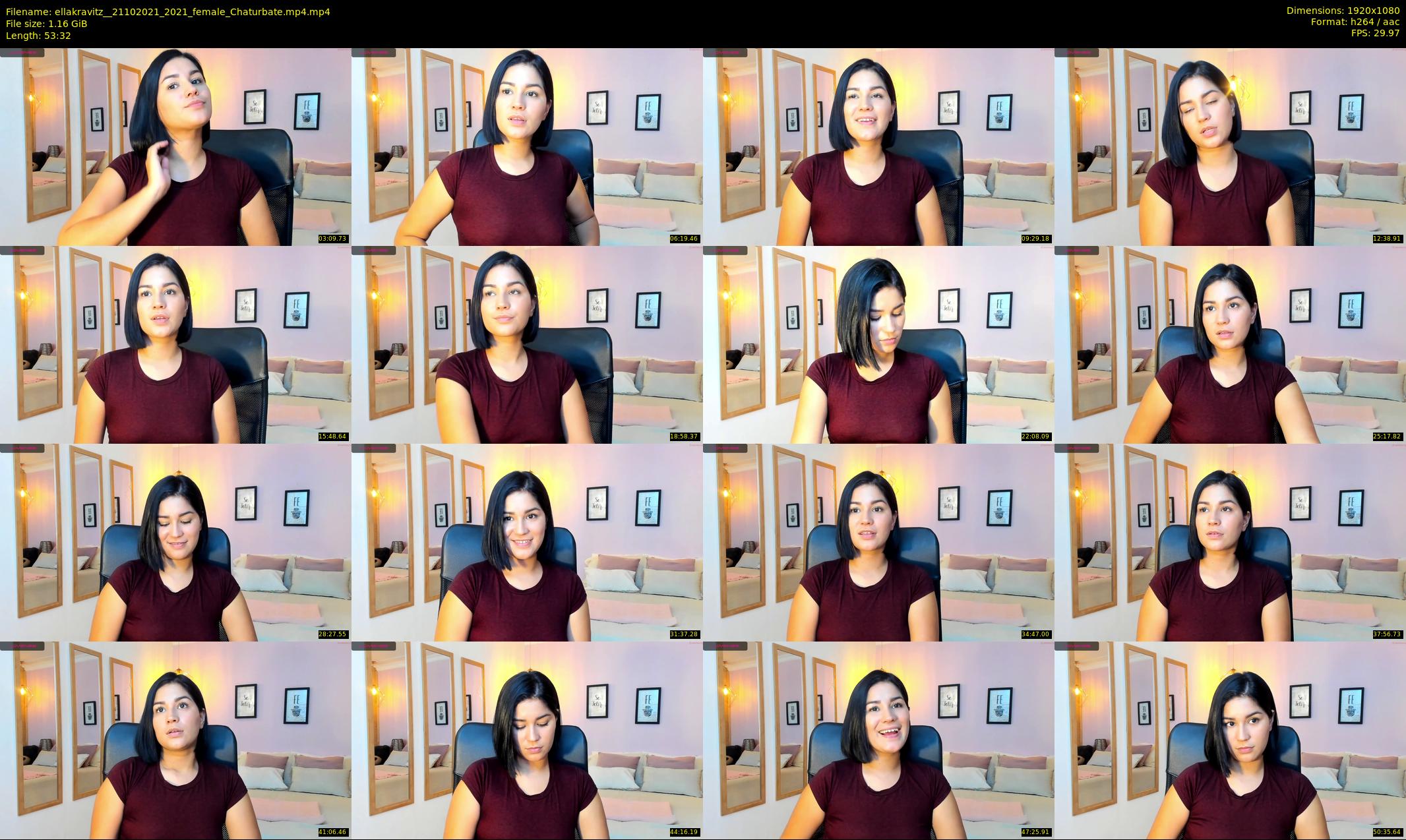 ellakravitz_ — 54 minute Chaturbate female cam show recording, 1080p, Oct 21, 2021