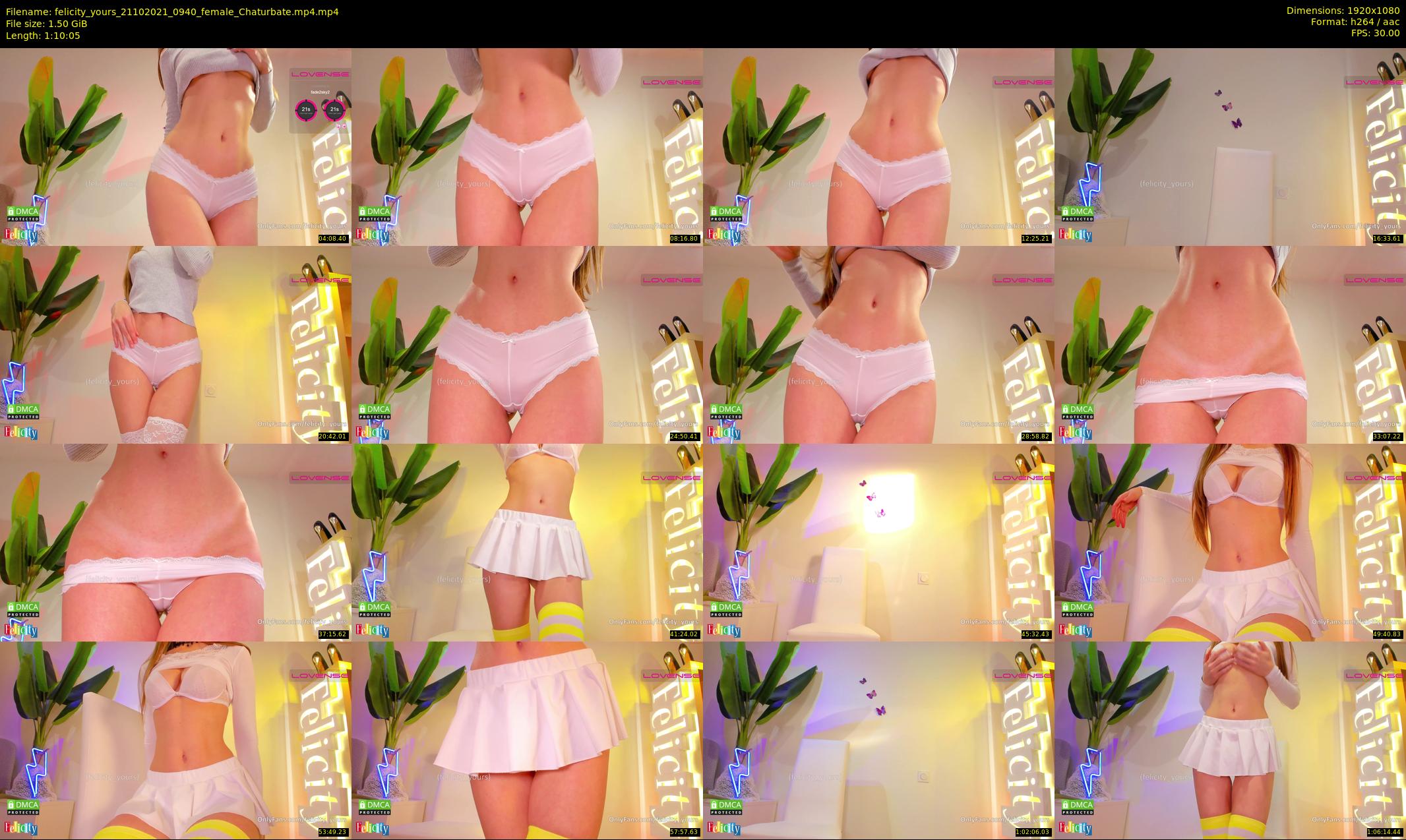 felicity_yours — 71 minute Chaturbate female cam show recording, 1080p, Oct 21, 2021