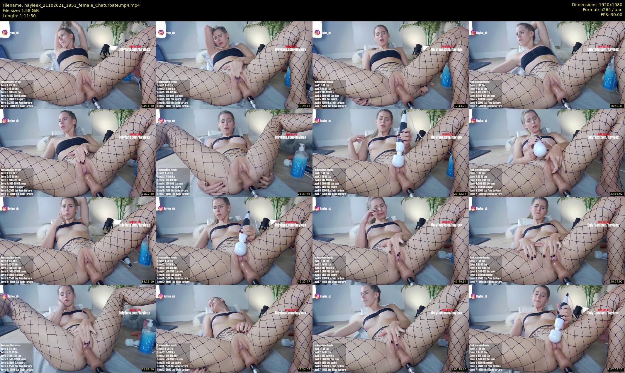 hayleex — 72 minute Chaturbate female cam show recording, 1080p, Oct 21, 2021