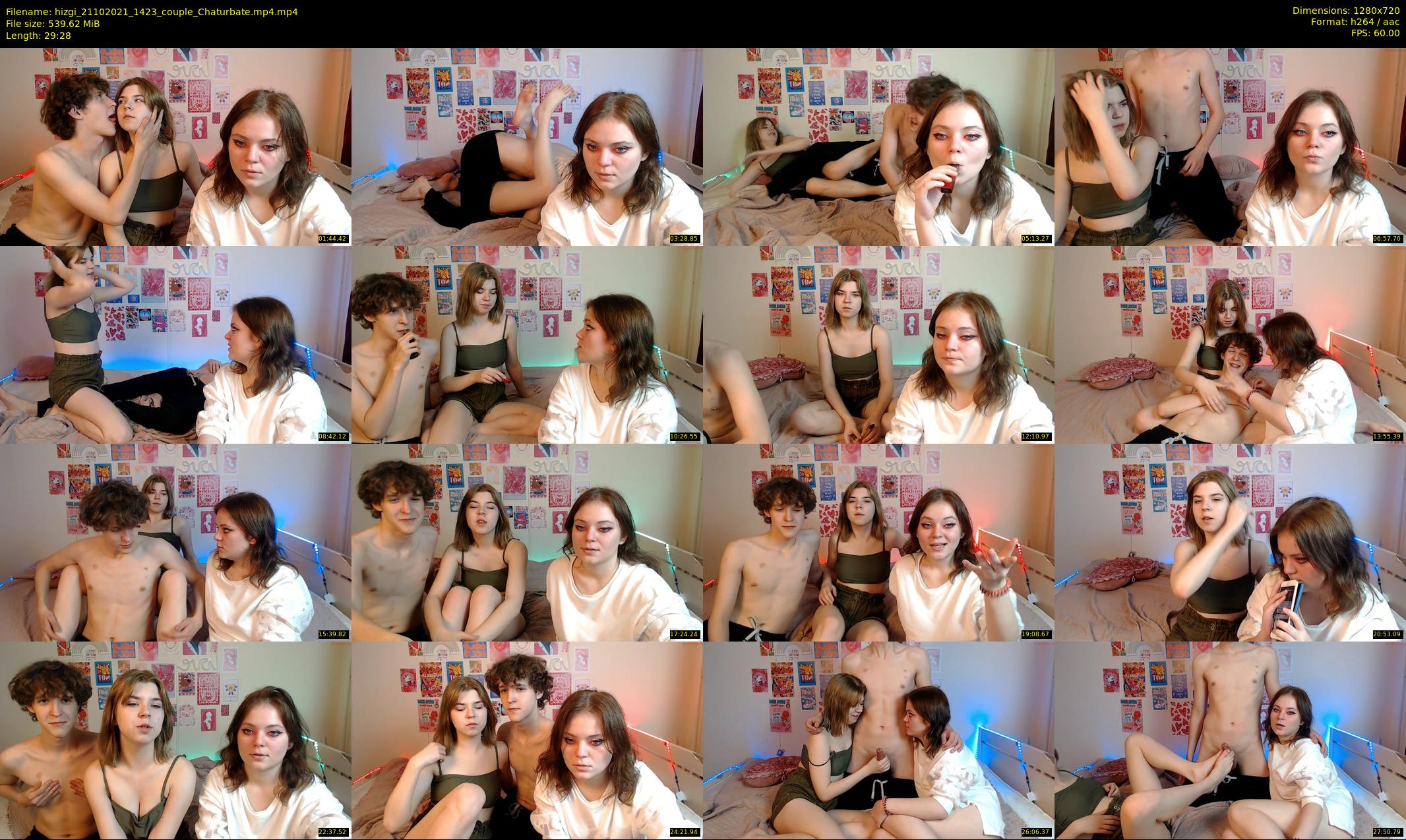 hizgi — 30 minute Chaturbate couple cam show recording, 720p, Oct 21, 2021