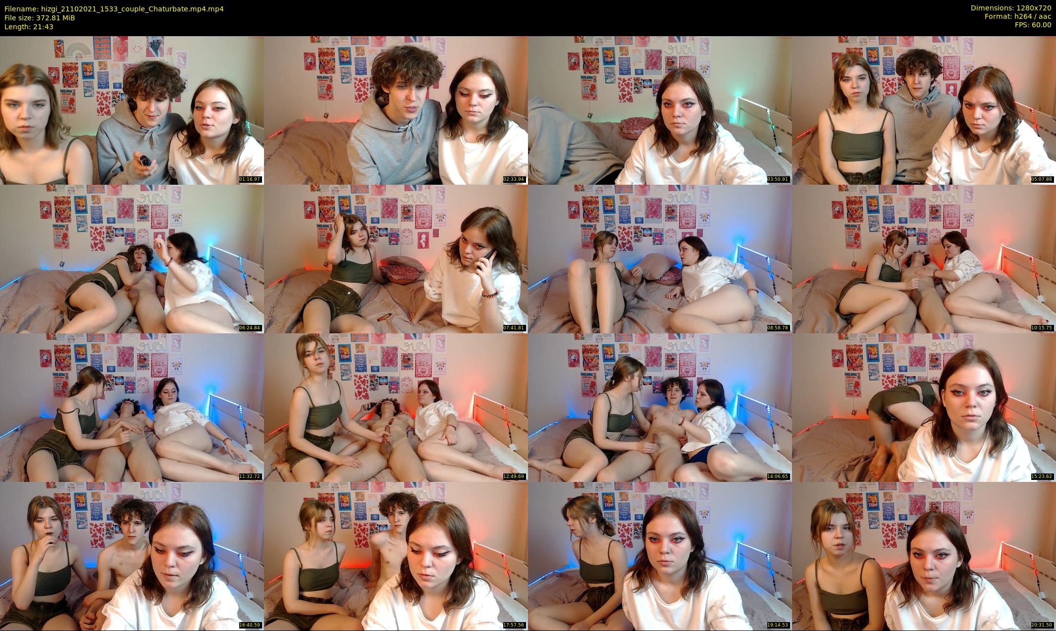 hizgi — 22 minute Chaturbate couple cam show recording, 720p, Oct 21, 2021