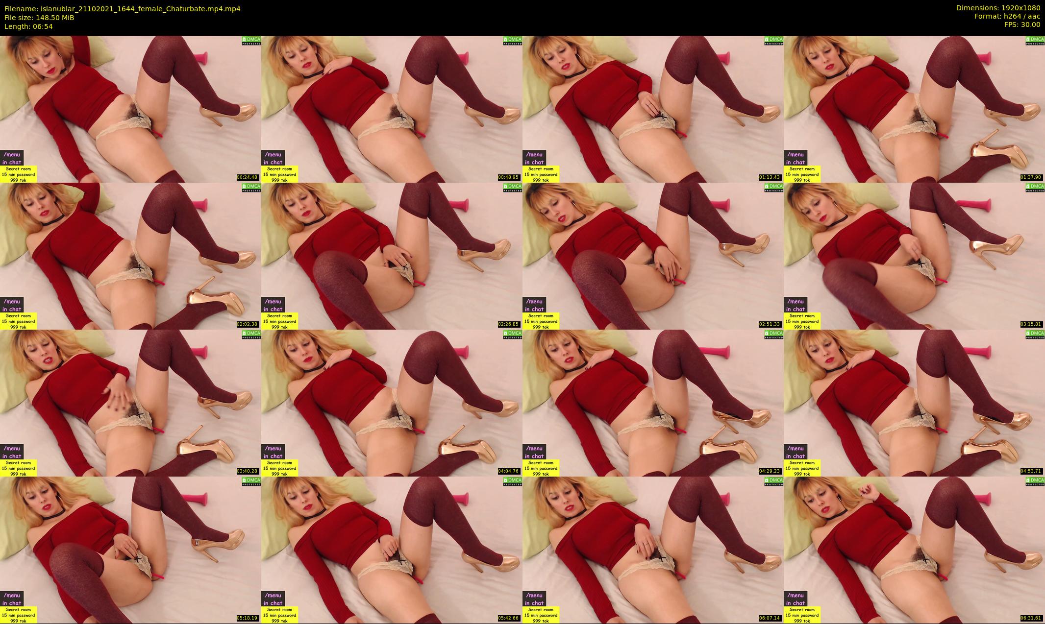 islanublar — 7 minute Chaturbate female cam show recording, 1080p, Oct 21, 2021