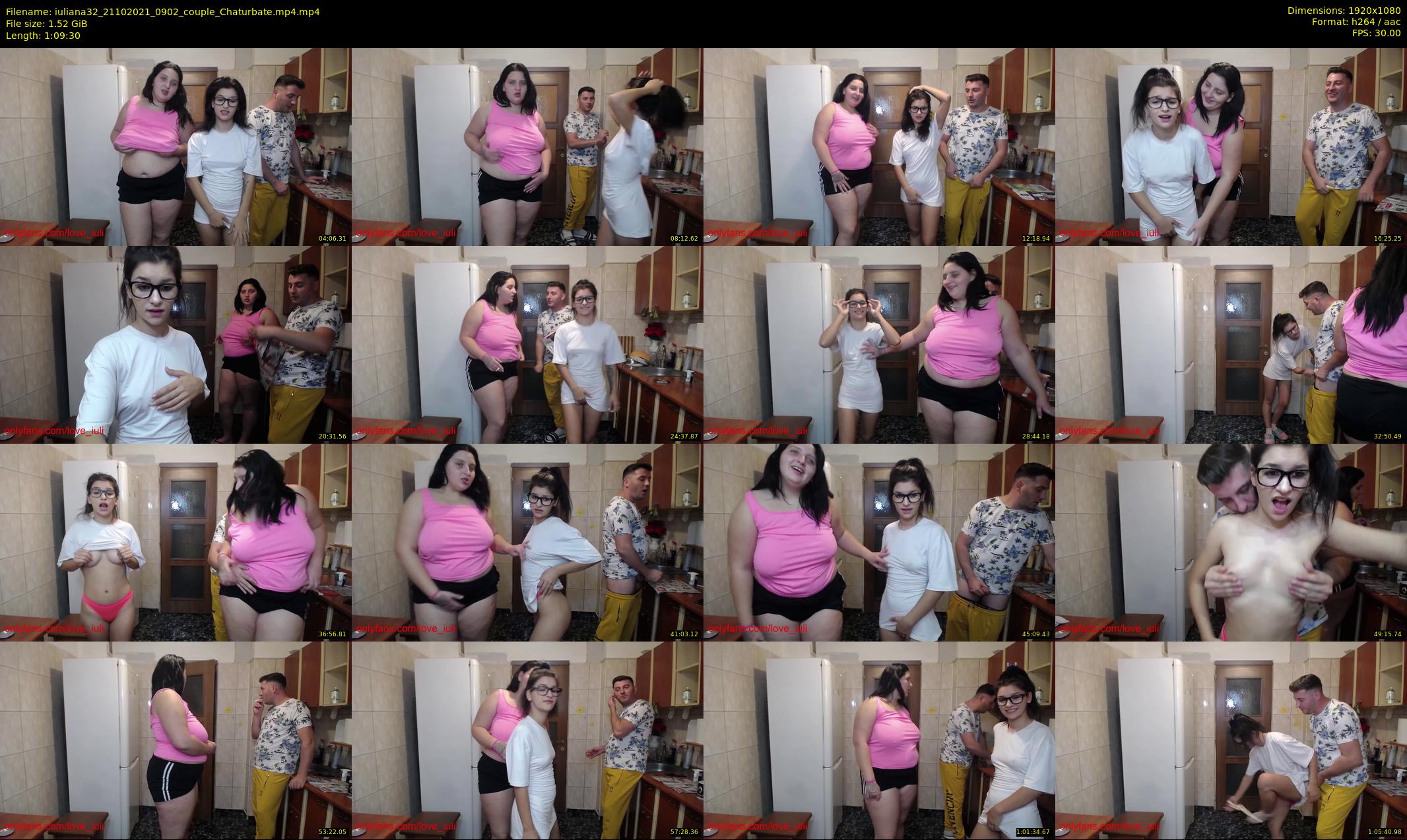 iuliana32 — 70 minute Chaturbate couple cam show recording, 1080p, Oct 21, 2021