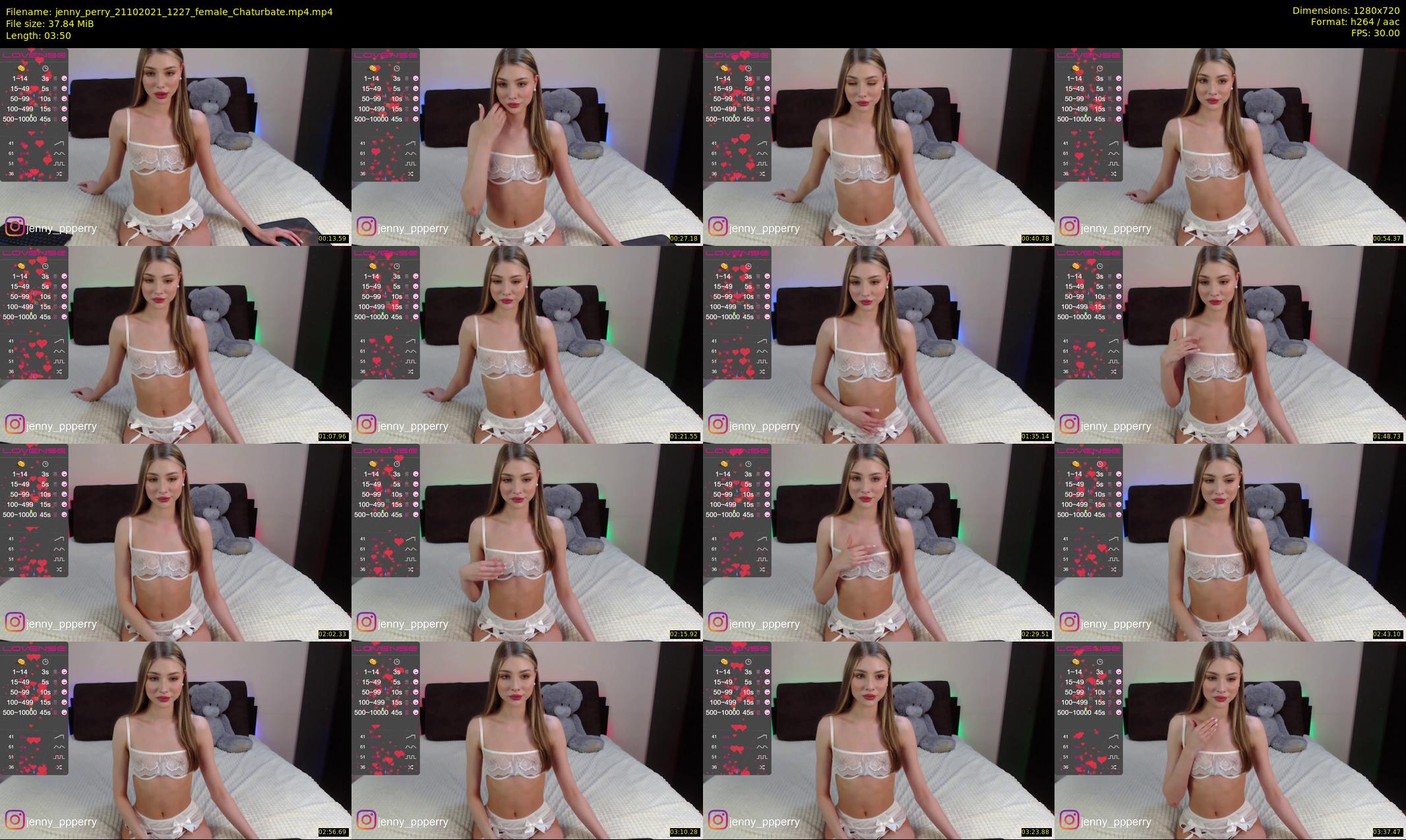 jenny_perry — 4 minute Chaturbate female cam show recording, 720p, Oct 21, 2021