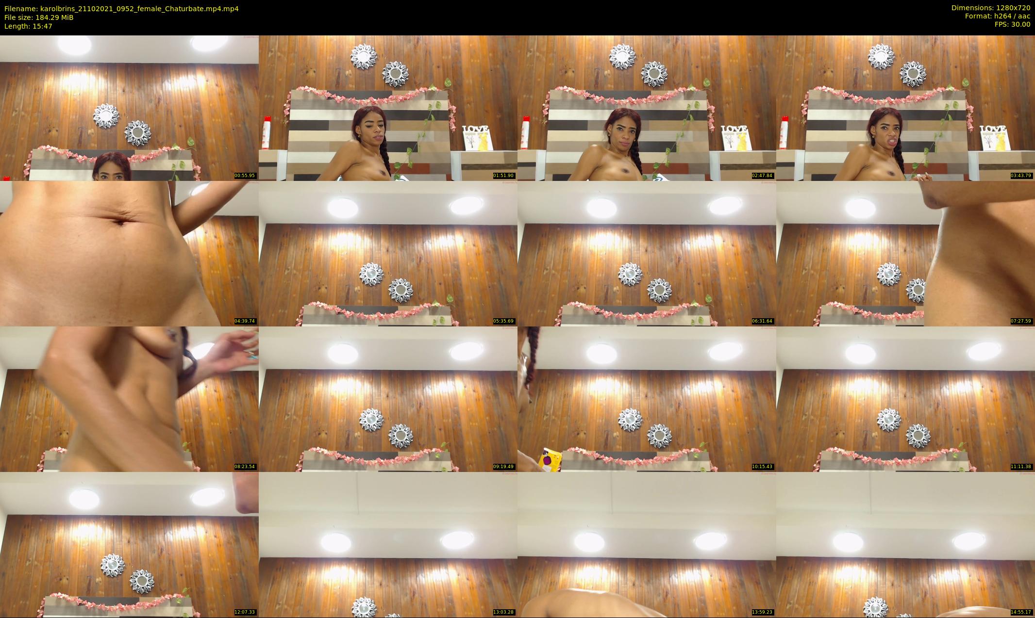 karolbrins — 16 minute Chaturbate female cam show recording, 720p, Oct 21, 2021