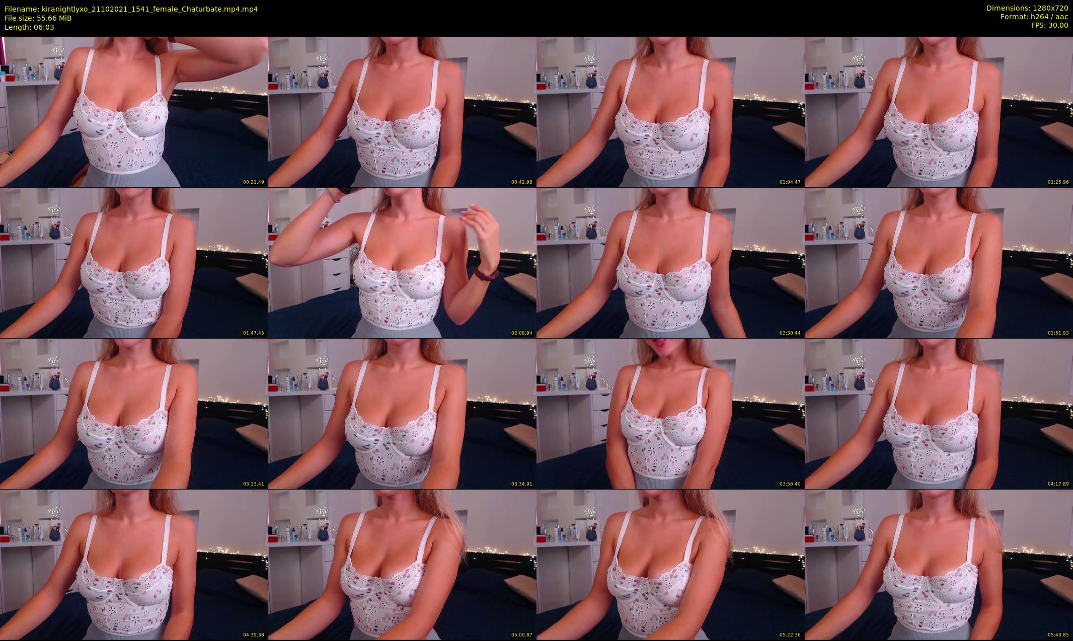kiranightlyxo — 7 minute Chaturbate female cam show recording, 720p, Oct 21, 2021