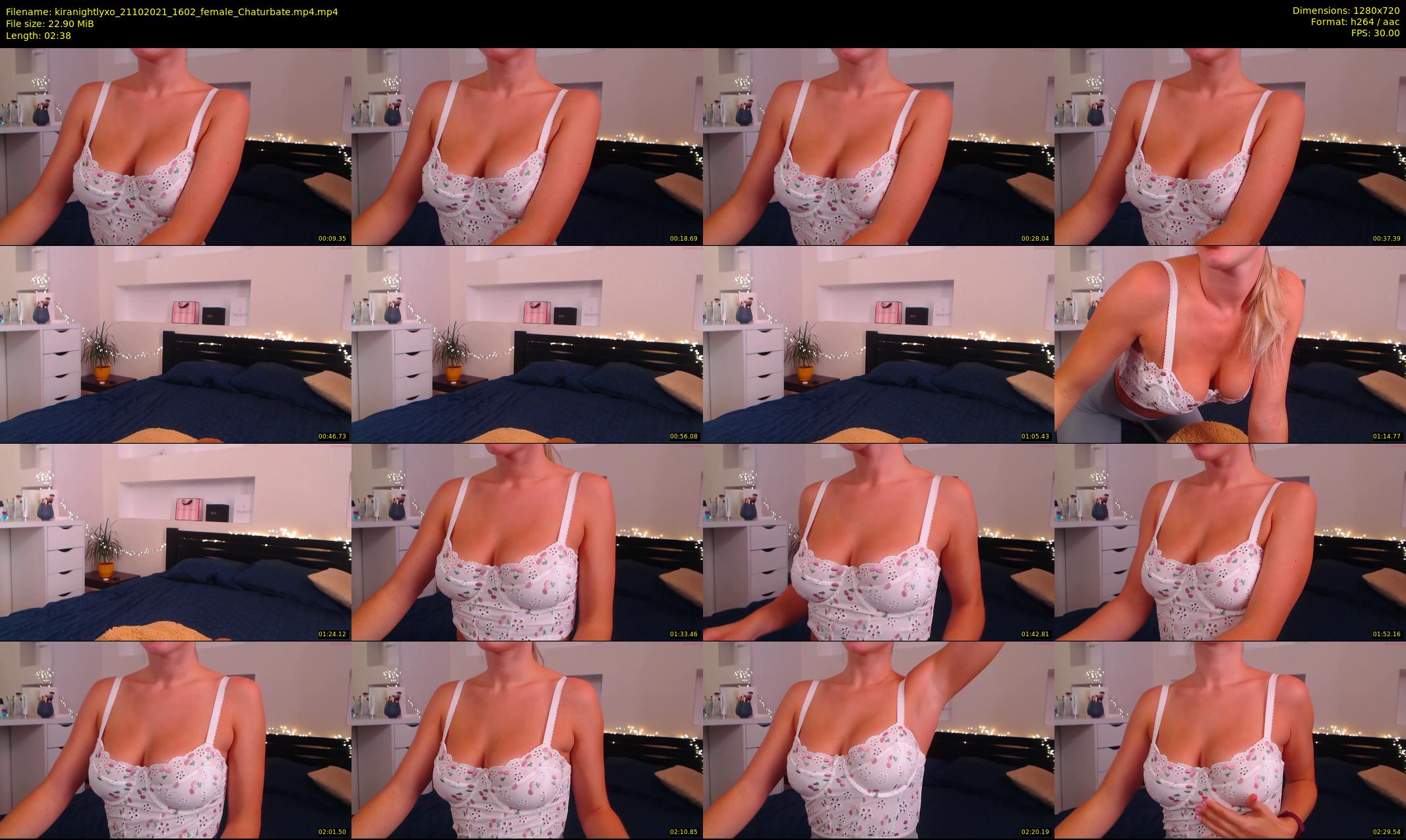 kiranightlyxo — 3 minute Chaturbate female cam show recording, 720p, Oct 21, 2021