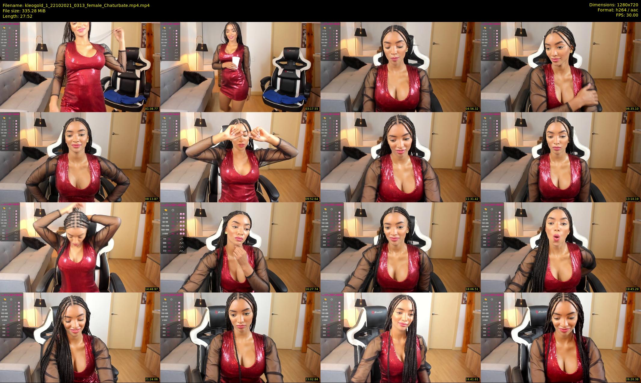 kleogold_1 — 28 minute Chaturbate female cam show recording, 720p, Oct 22, 2021