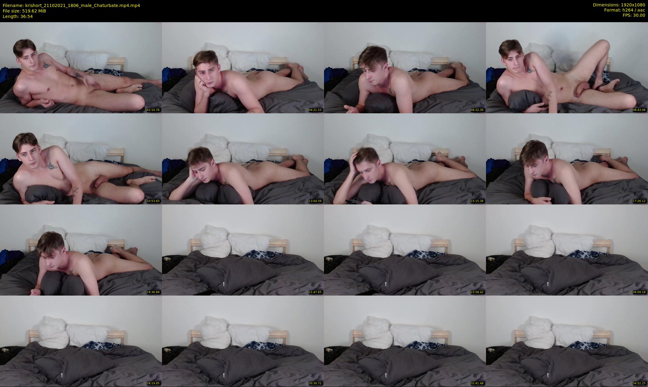 krishort — 37 minute Chaturbate male cam show recording, 1080p, Oct 21, 2021