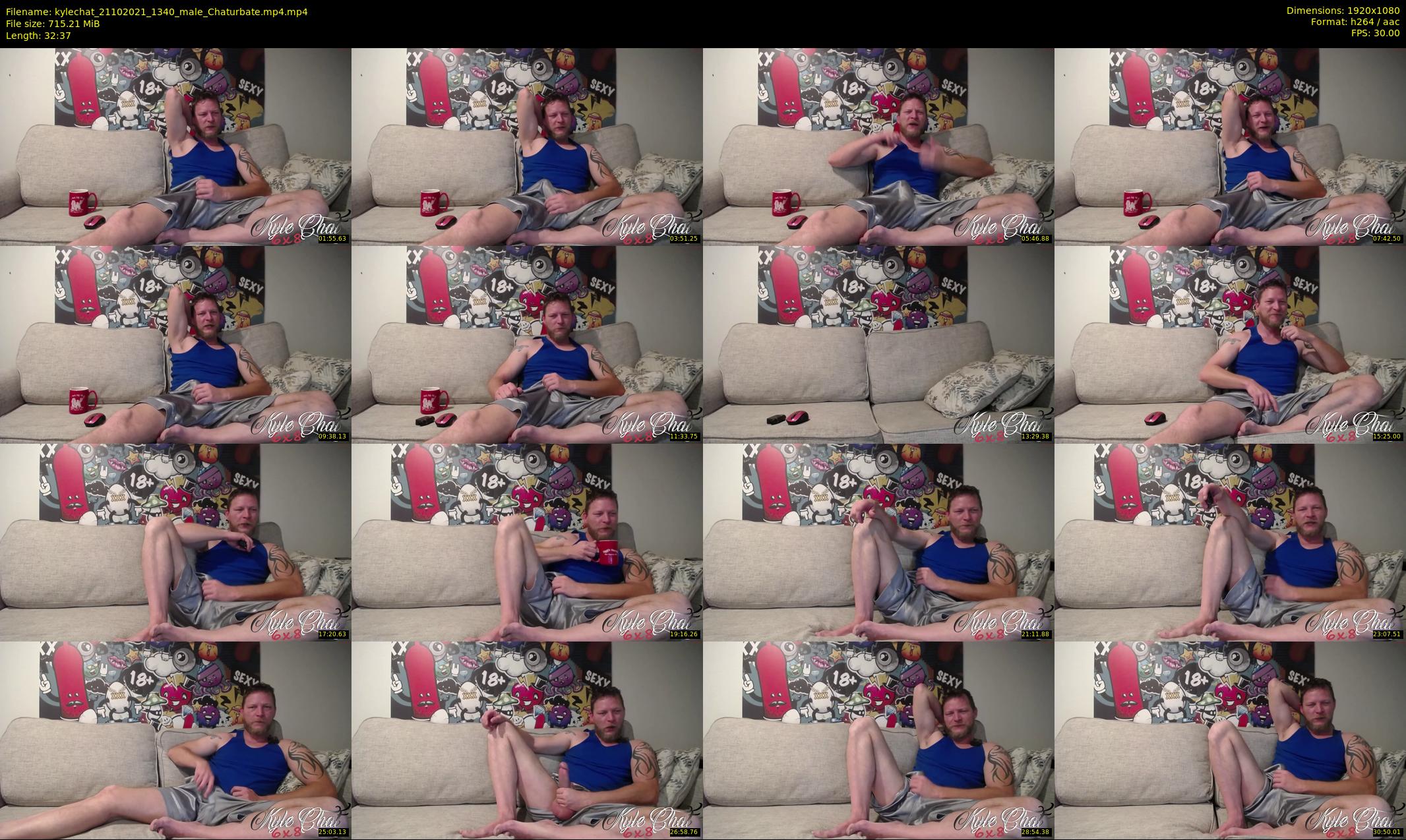 kylechat — 33 minute Chaturbate male cam show recording, 1080p, Oct 21, 2021