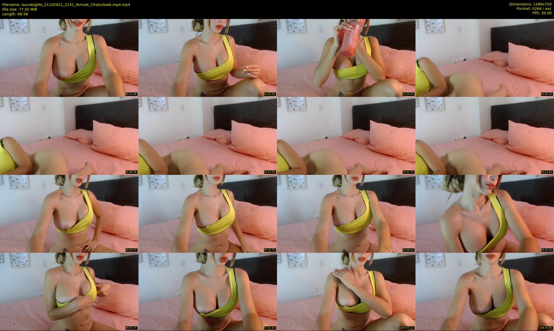 laurabigtits — 9 minute Chaturbate female cam show recording, 720p, Oct 21, 2021