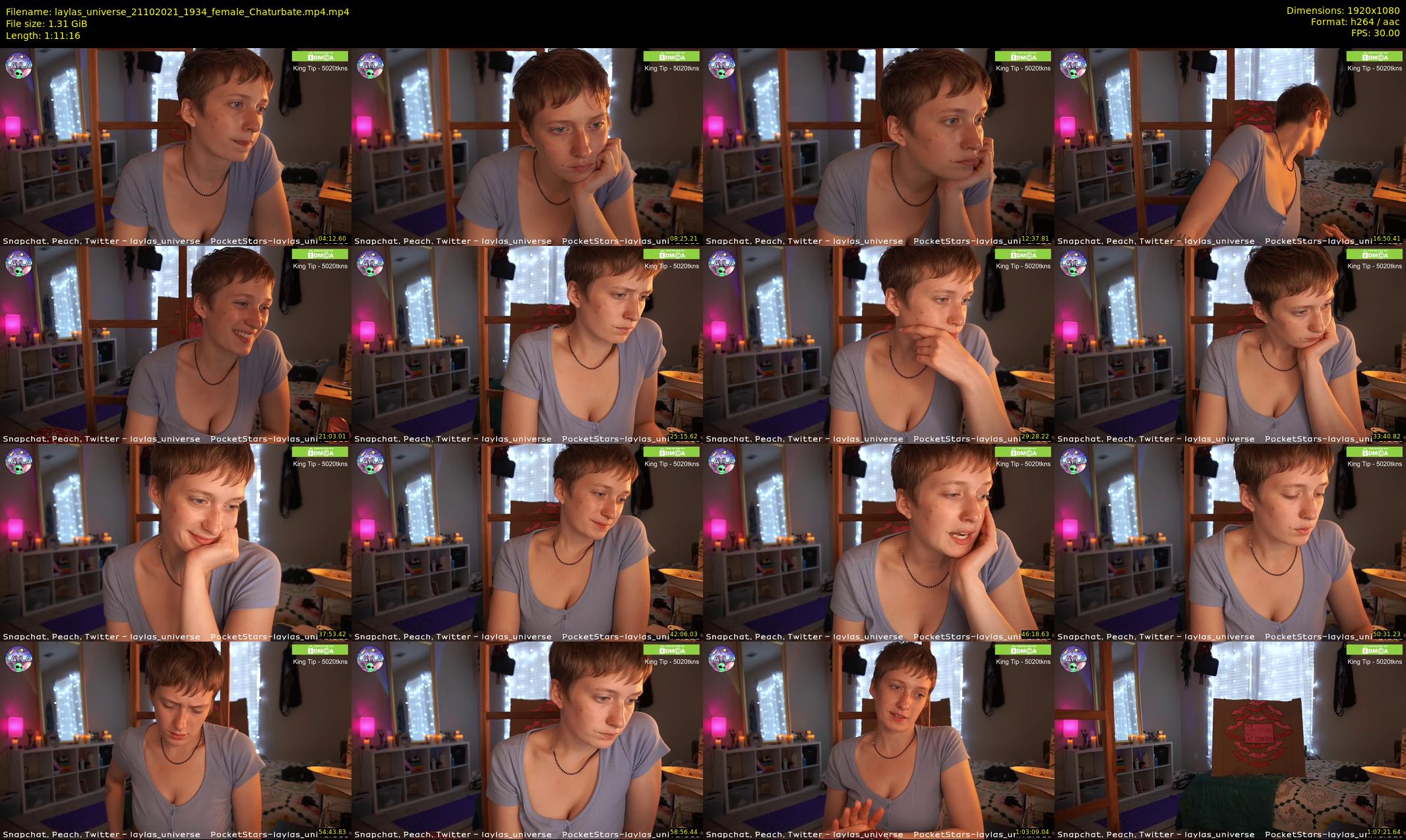 laylas_universe — 72 minute Chaturbate female cam show recording, 1080p, Oct 21, 2021