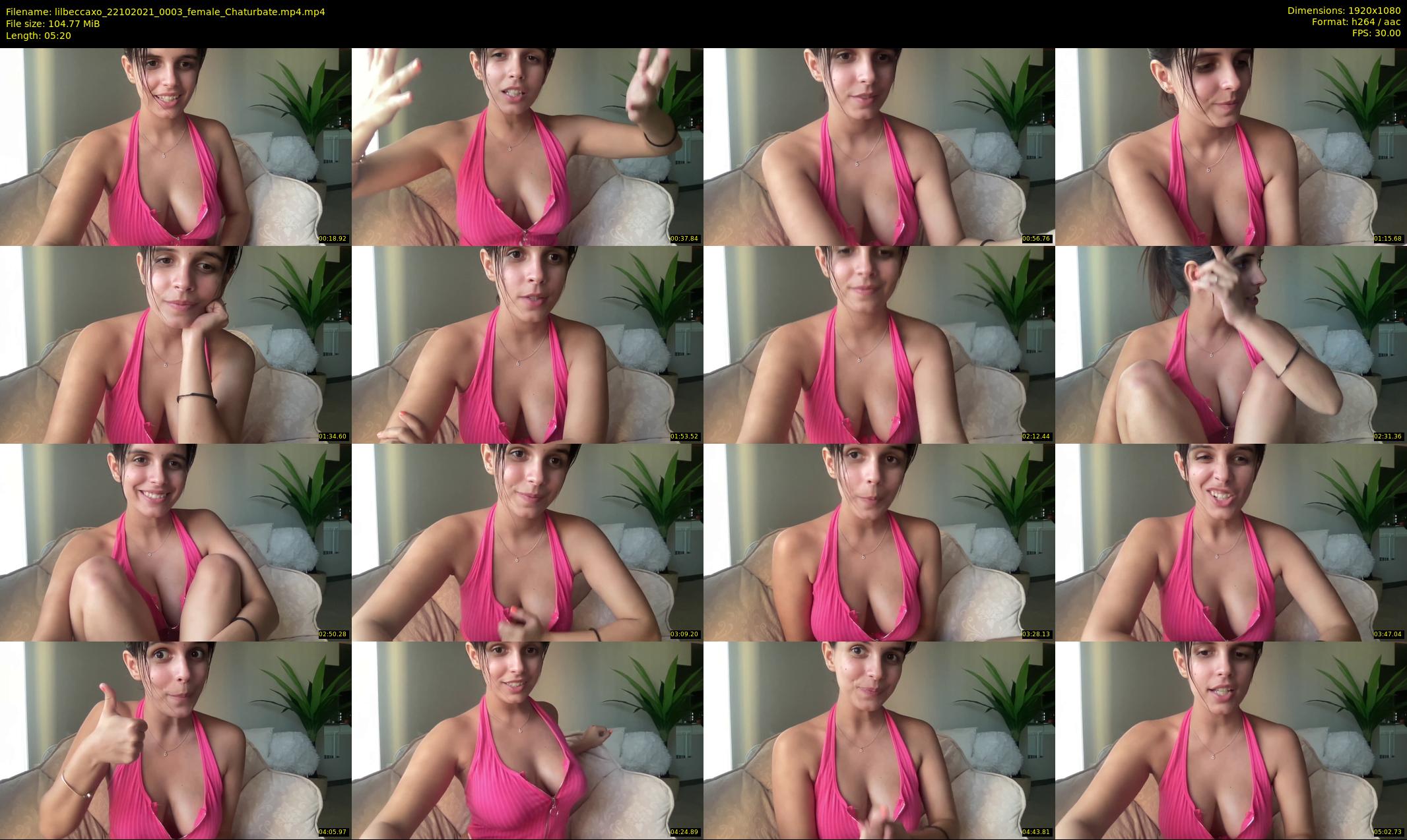 lilbeccaxo — 6 minute Chaturbate female cam show recording, 1080p, Oct 22, 2021