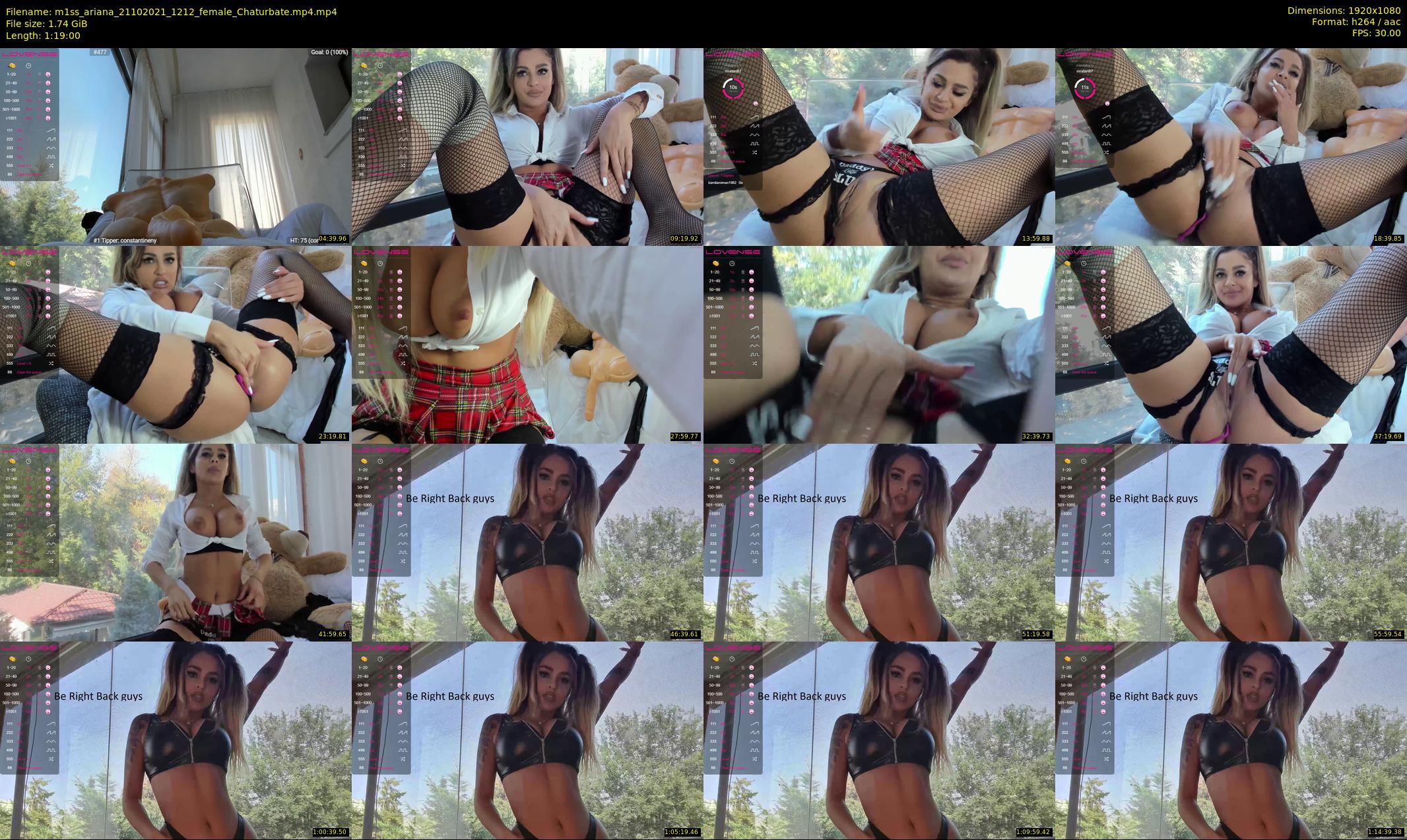m1ss_ariana — 79 minute Chaturbate female cam show recording, 1080p, Oct 21, 2021