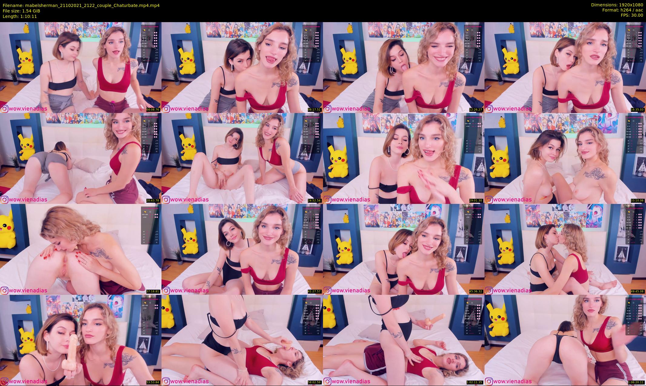 mabelsherman — 71 minute Chaturbate couple cam show recording, 1080p, Oct 21, 2021