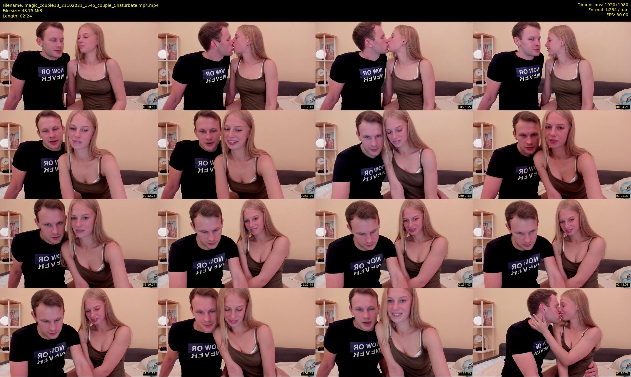 magic_couple13 — 3 minute Chaturbate couple cam show recording, 1080p, Oct 21, 2021