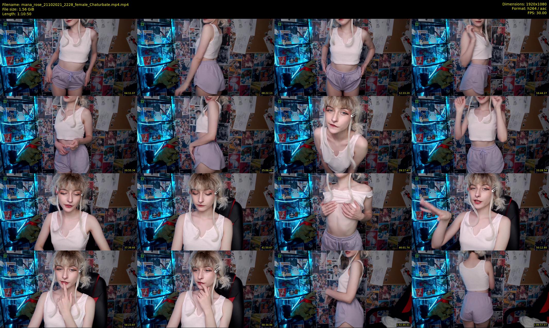 mana_rose — 71 minute Chaturbate female cam show recording, 1080p, Oct 21, 2021