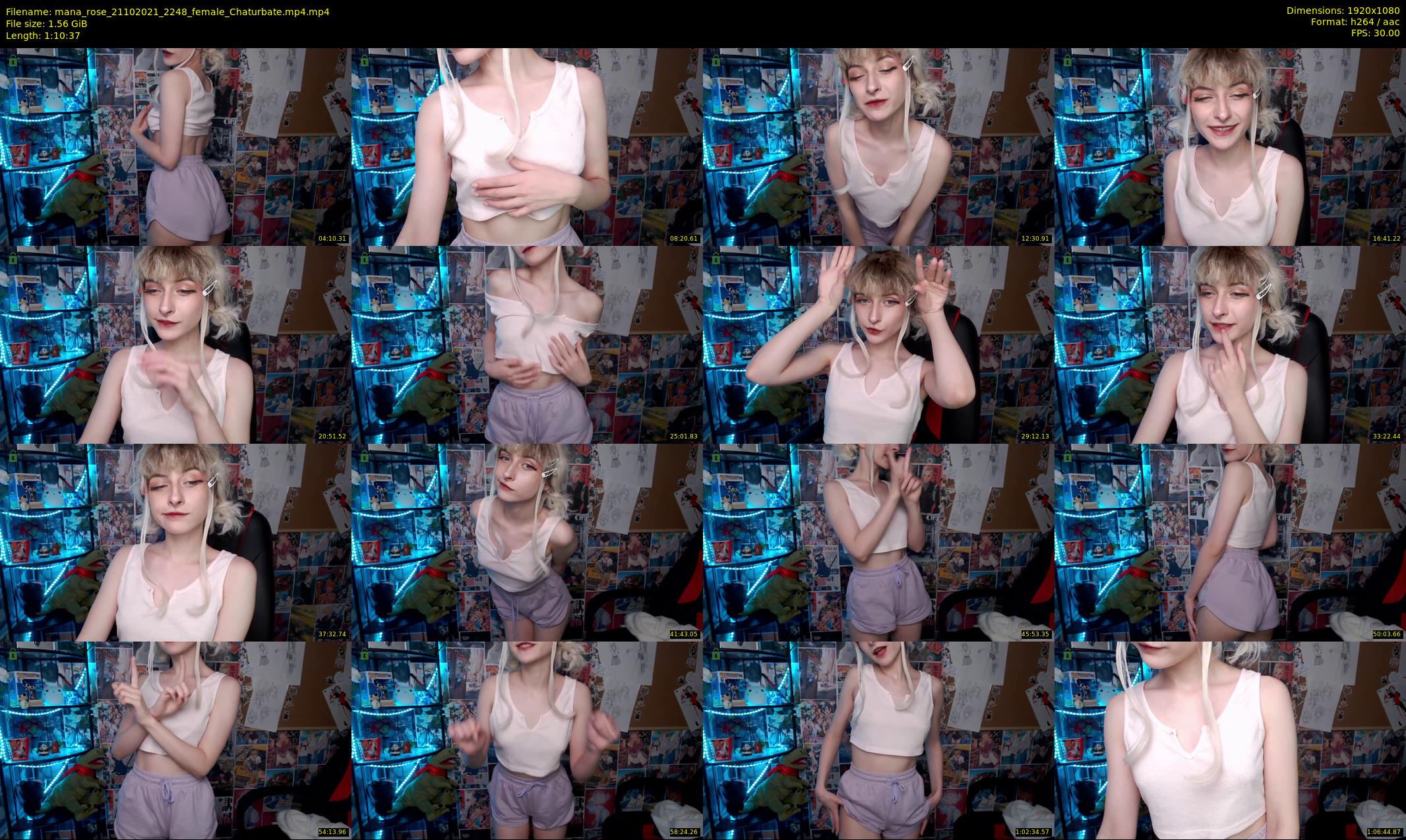 mana_rose — 71 minute Chaturbate female cam show recording, 1080p, Oct 21, 2021