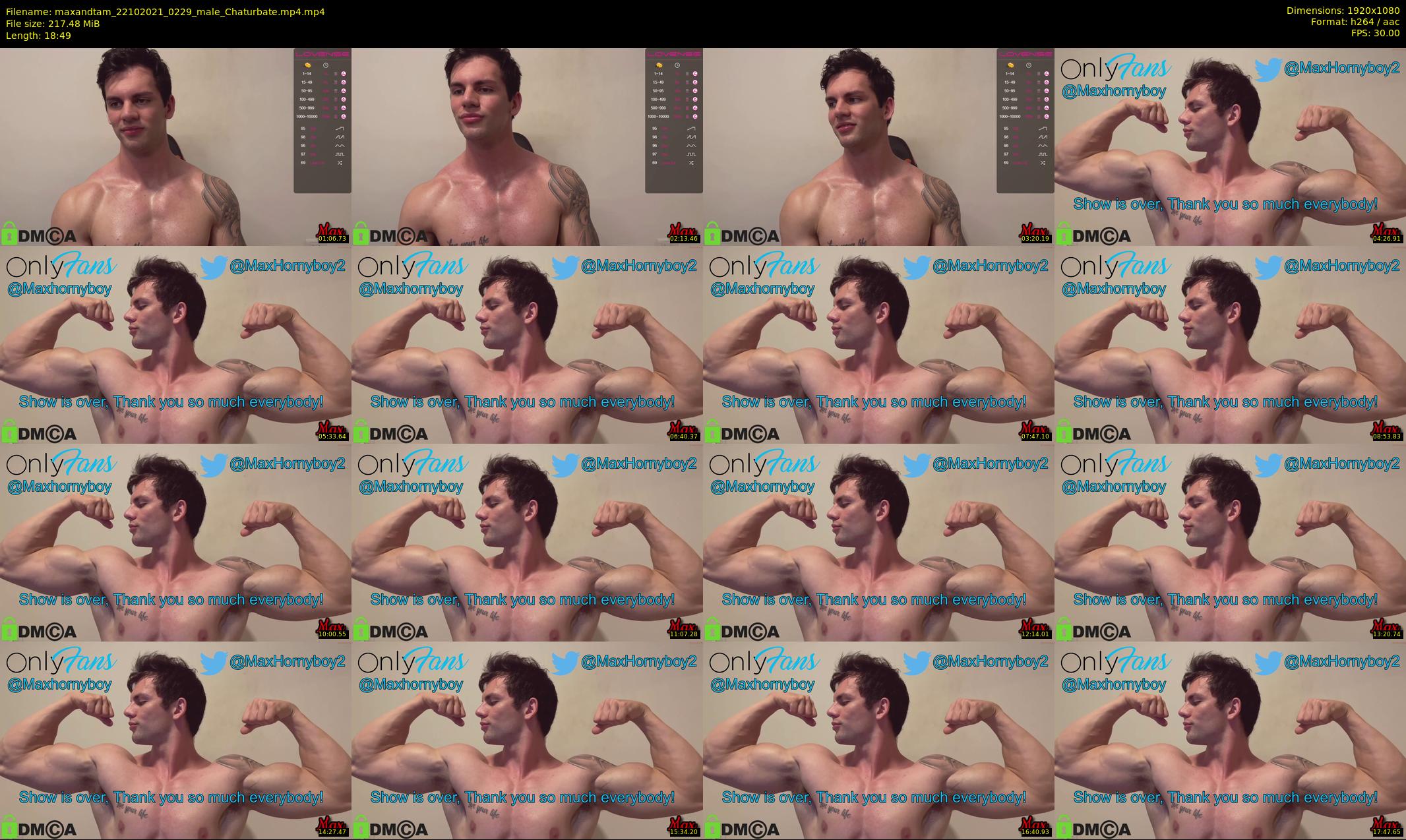 maxandtam — 19 minute Chaturbate couple cam show recording, 1080p, Oct 22, 2021