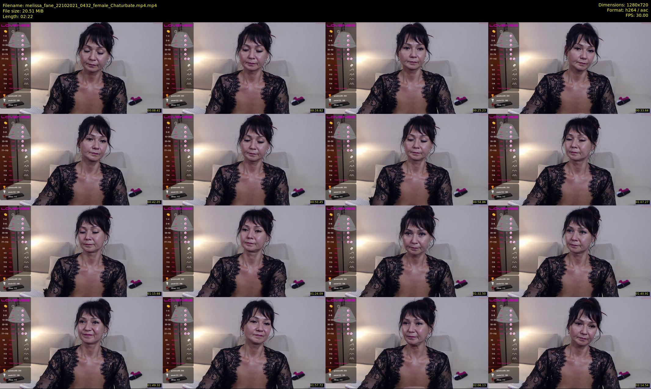 melissa_fane — 3 minute Chaturbate female cam show recording, 720p, Oct 22, 2021