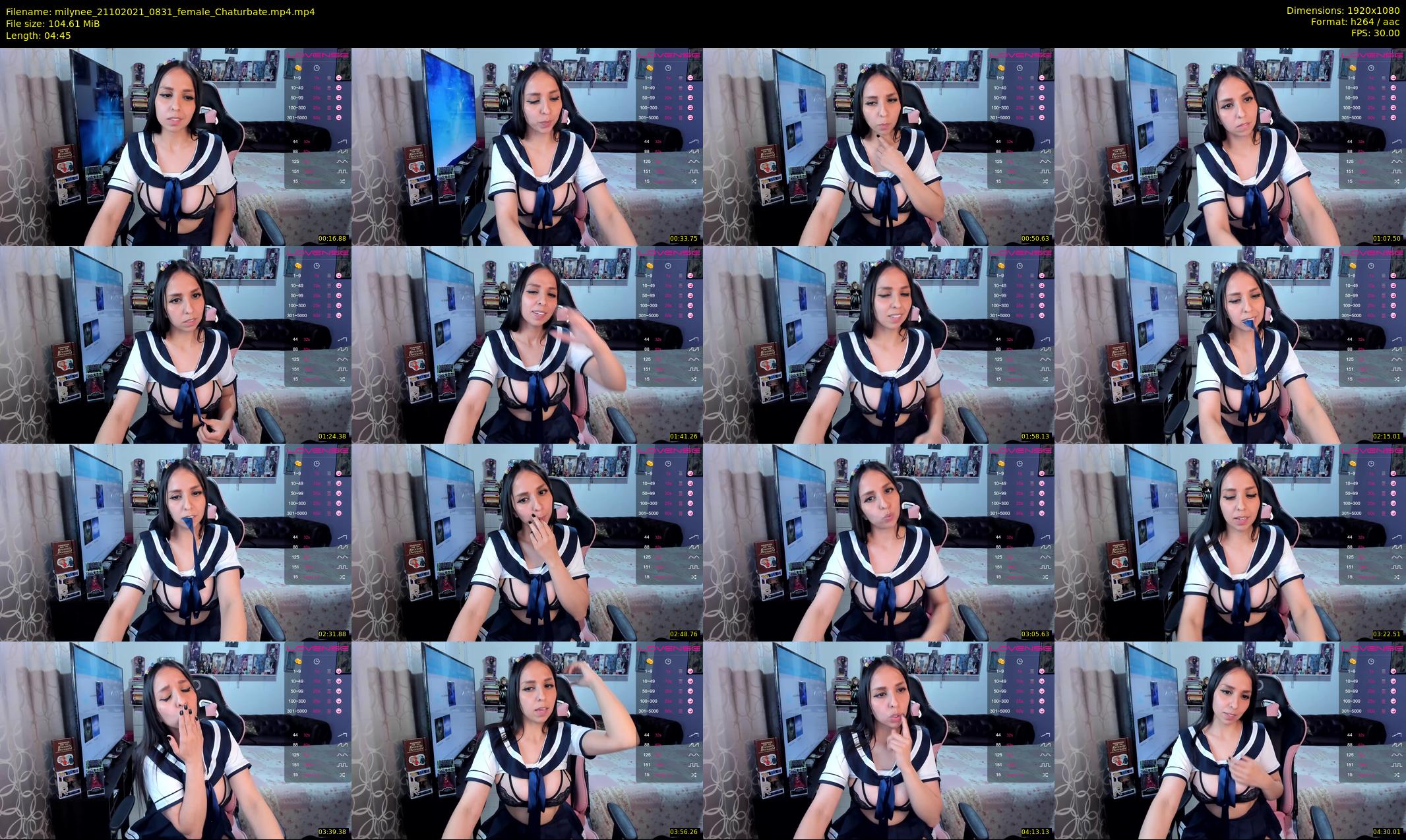 milynee — 5 minute Chaturbate female cam show recording, 1080p, Oct 21, 2021