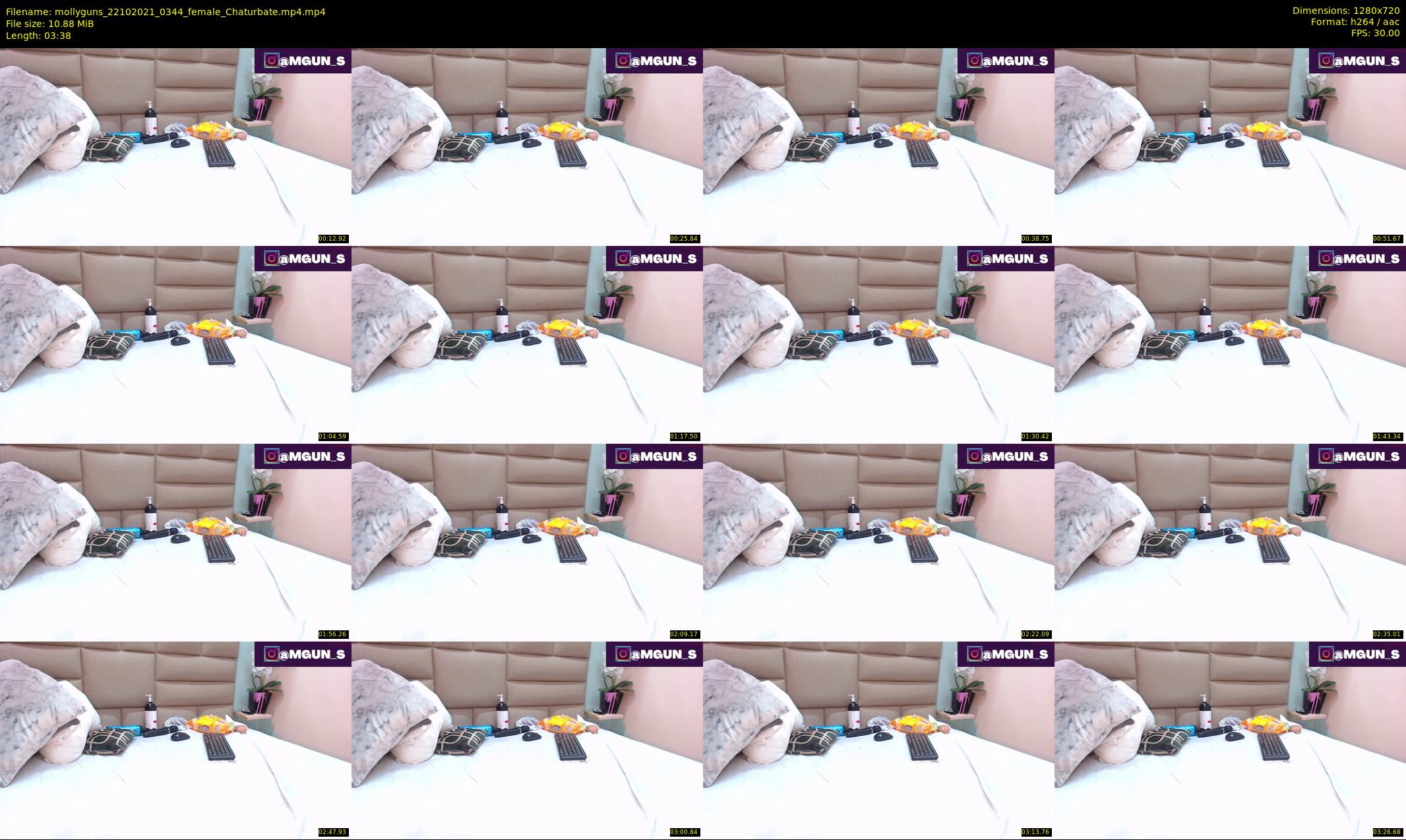mollyguns — 4 minute Chaturbate female cam show recording, 720p, Oct 22, 2021